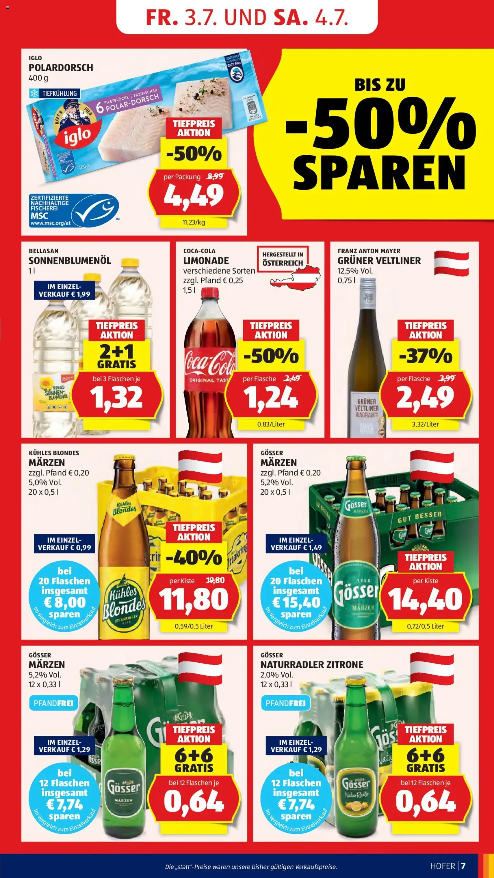 Hofer Flugblatt - Gültiger Prospekt ab 03.07.2026, Seite 11 von insgesamt 39
