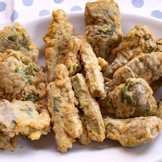 Anteprima ricetta Carciofi Fritti Dorati