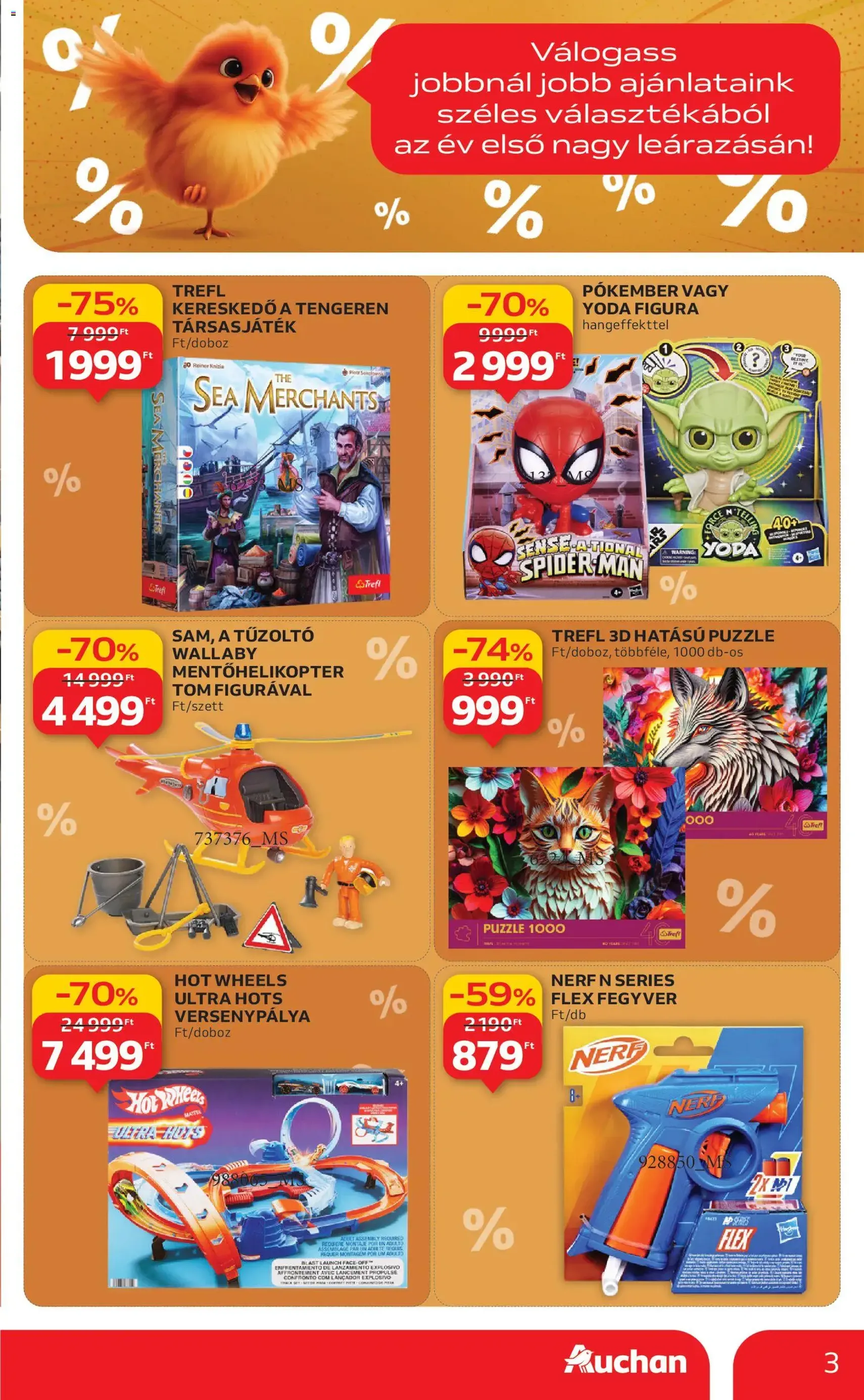 Auchan Akciós újság - 2026.01.02. érvényes szórólap 3 oldal 34 oldalból