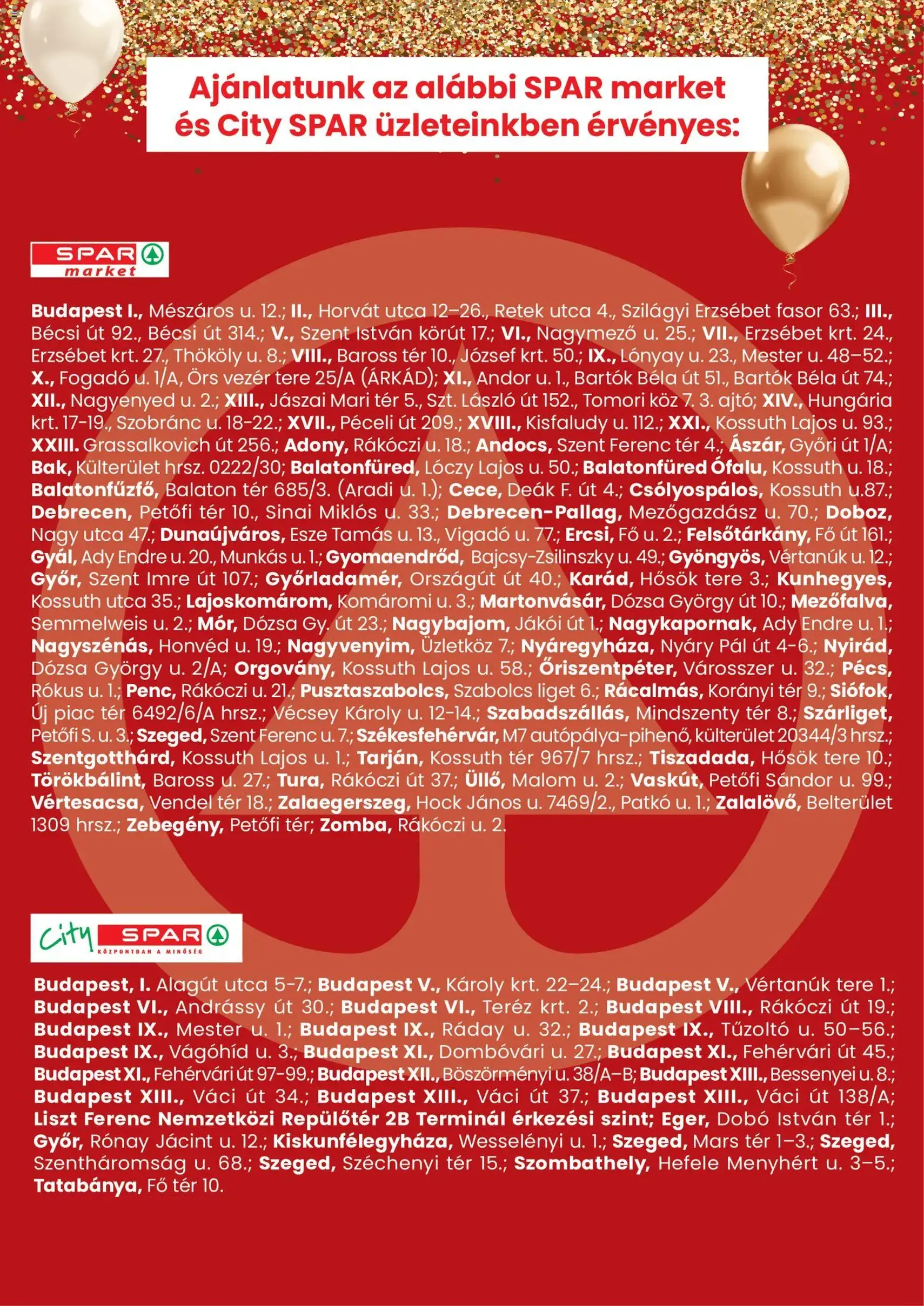 Spar Market Akciós újság - 2026.01.08. érvényes szórólap 3 oldal 3 oldalból