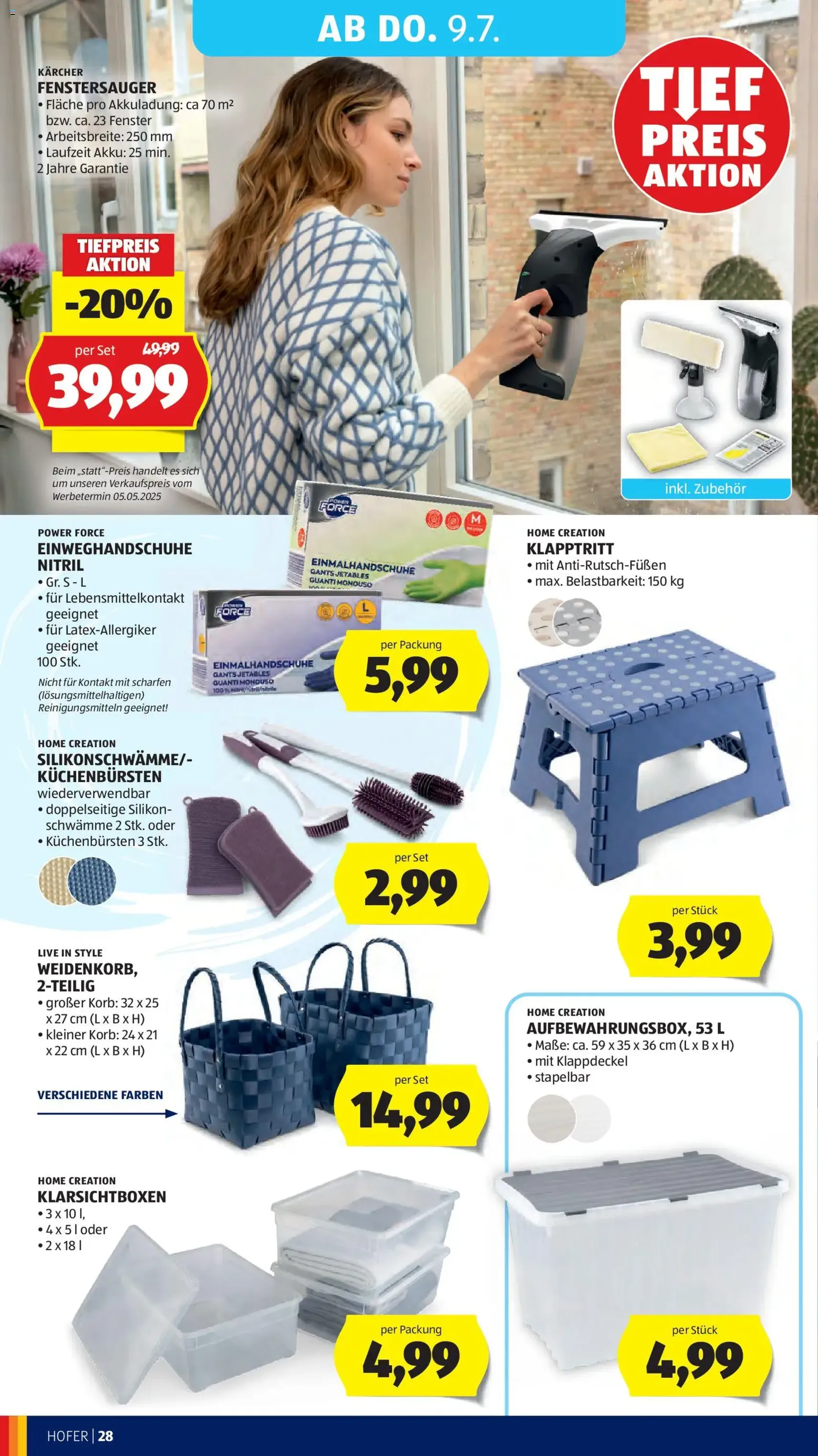 Hofer Flugblatt - Gültiger Prospekt ab 03.07.2026, Seite 34 von insgesamt 39