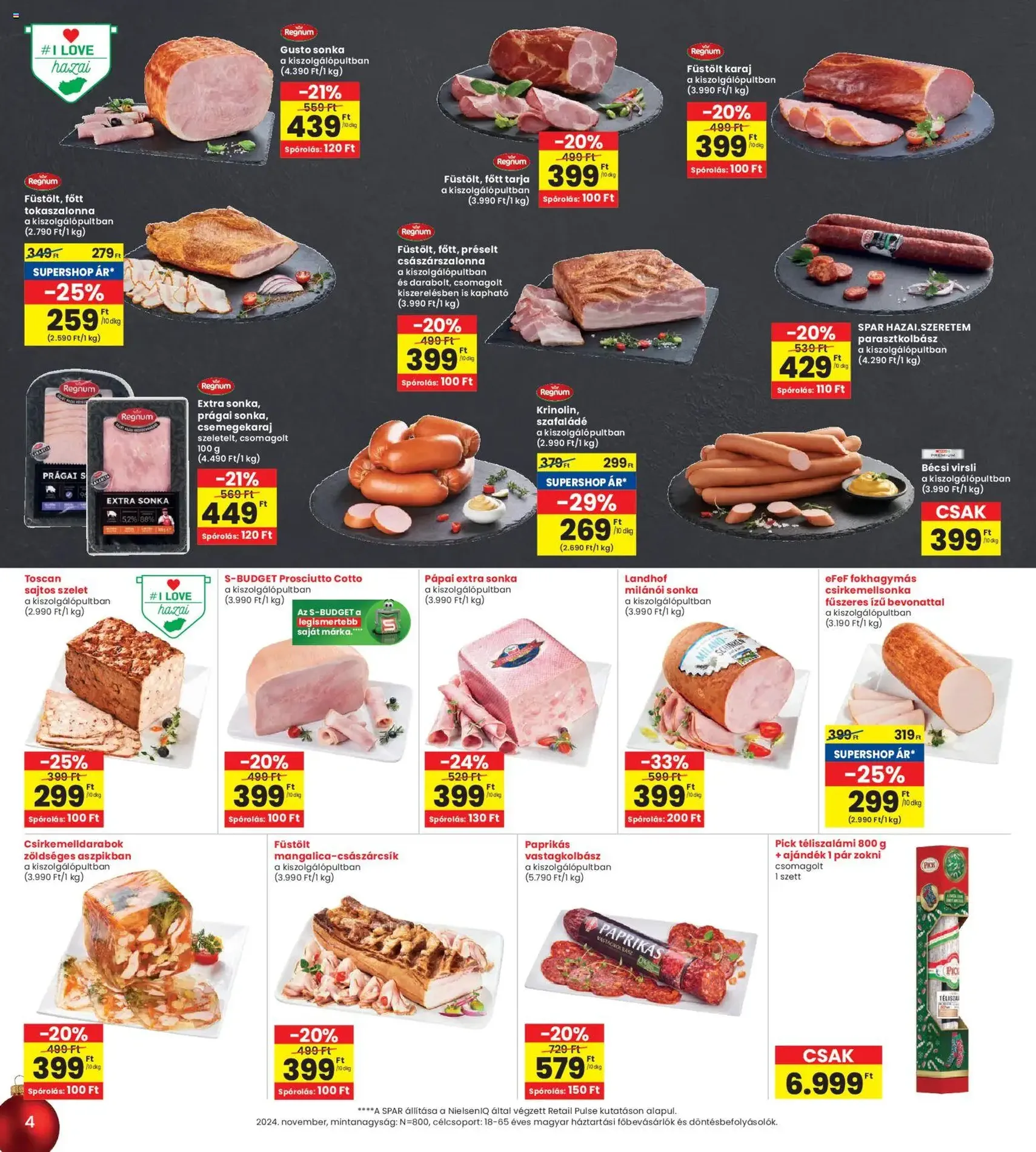 Interspar Akciós újság - 2025.12.18. érvényes szórólap 4 oldal 24 oldalból