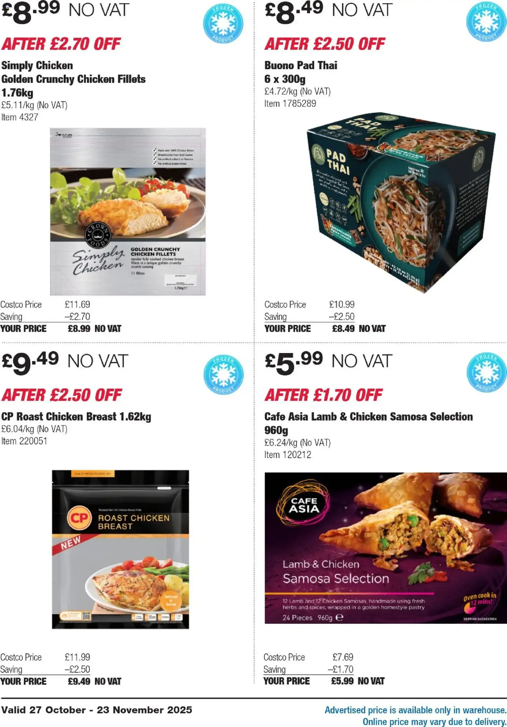 Costco - ENGLAND ONLY - valid flyer from 27/10/2025, page 8 of 35