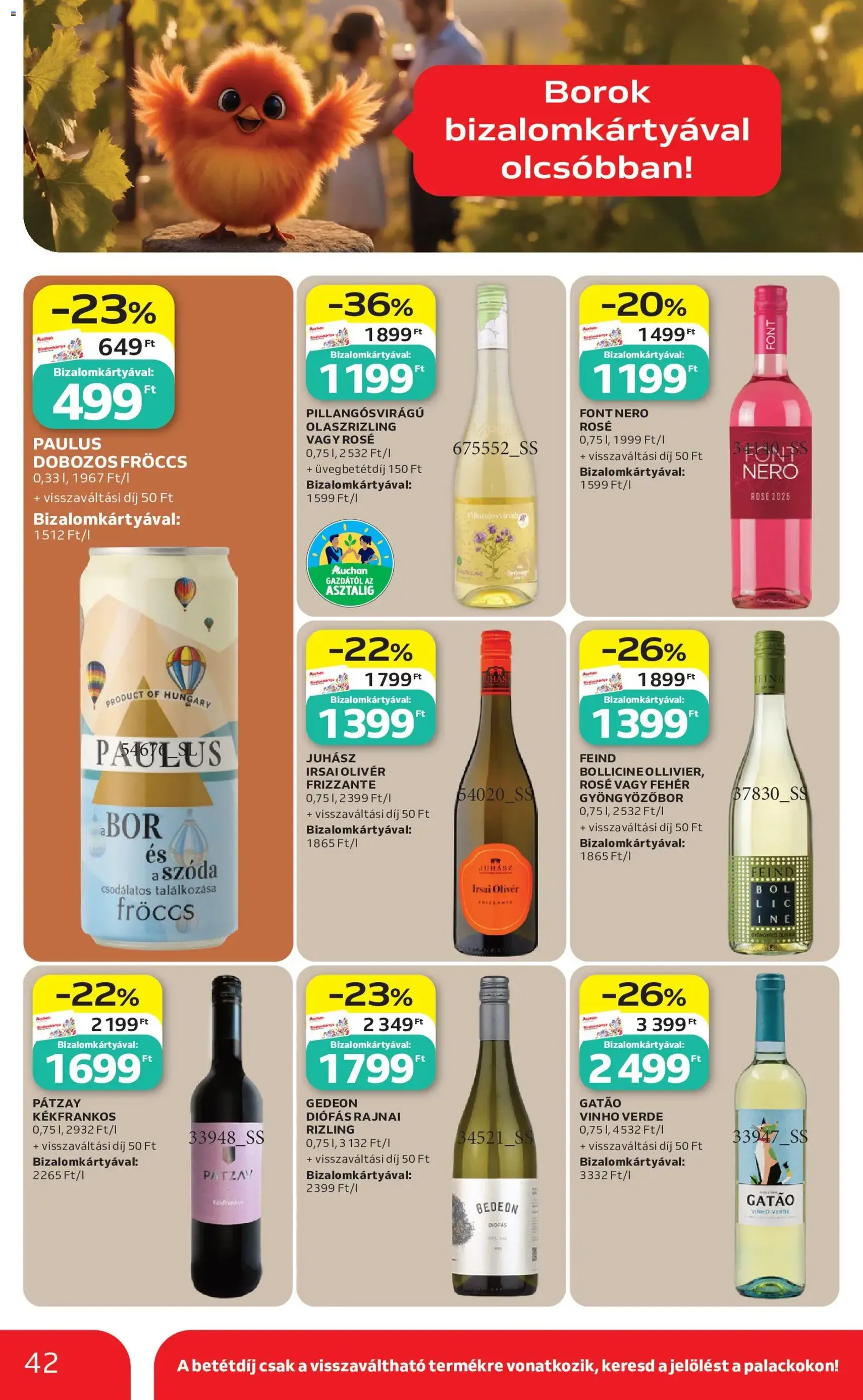 Auchan akciós újság - 2026.07.16. érvényes szórólap 42 oldal 56 oldalból