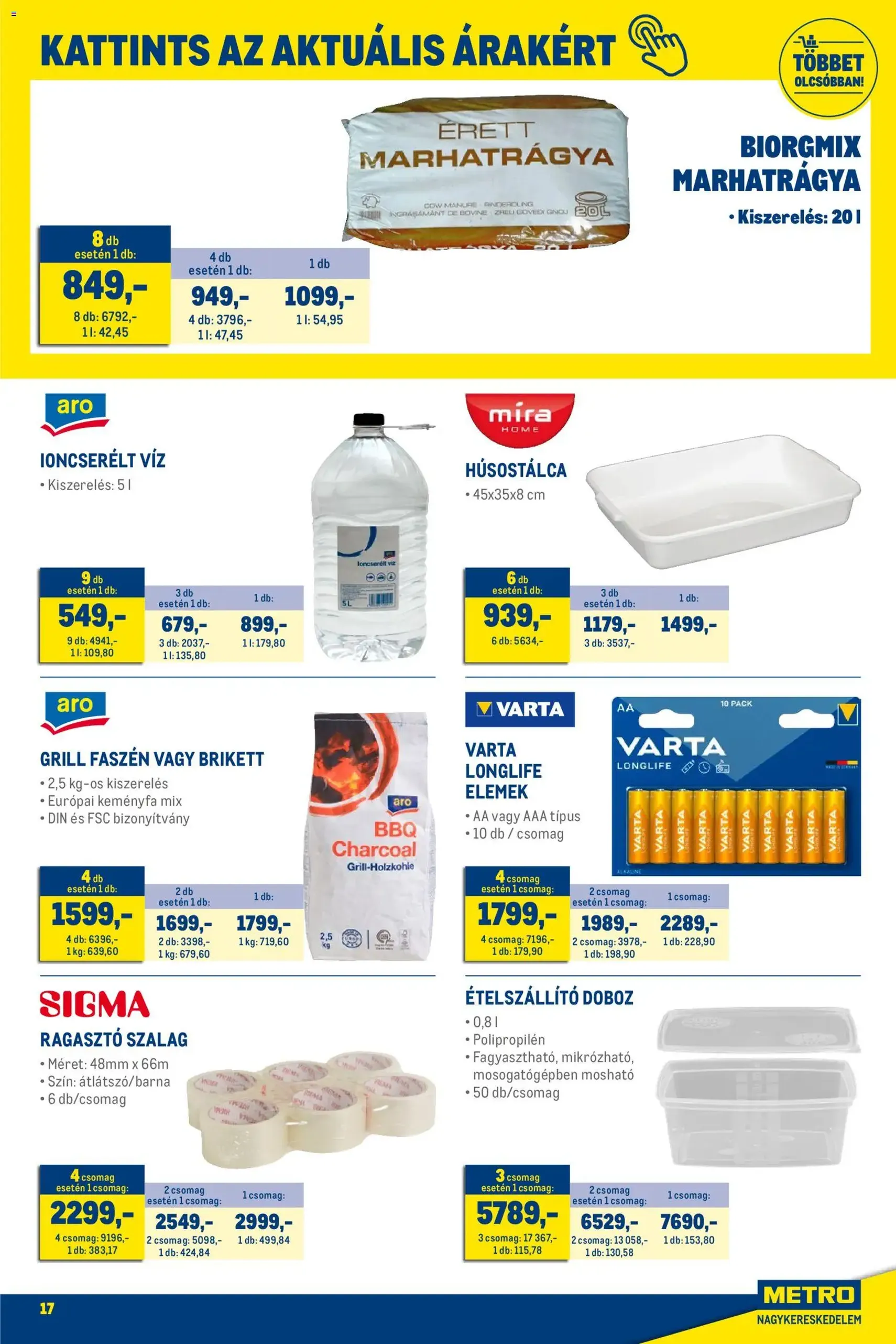 Metro - Élelmiszer és Szezonális katalógus 2026/02 - 2026.02.01. érvényes szórólap 17 oldal 41 oldalból