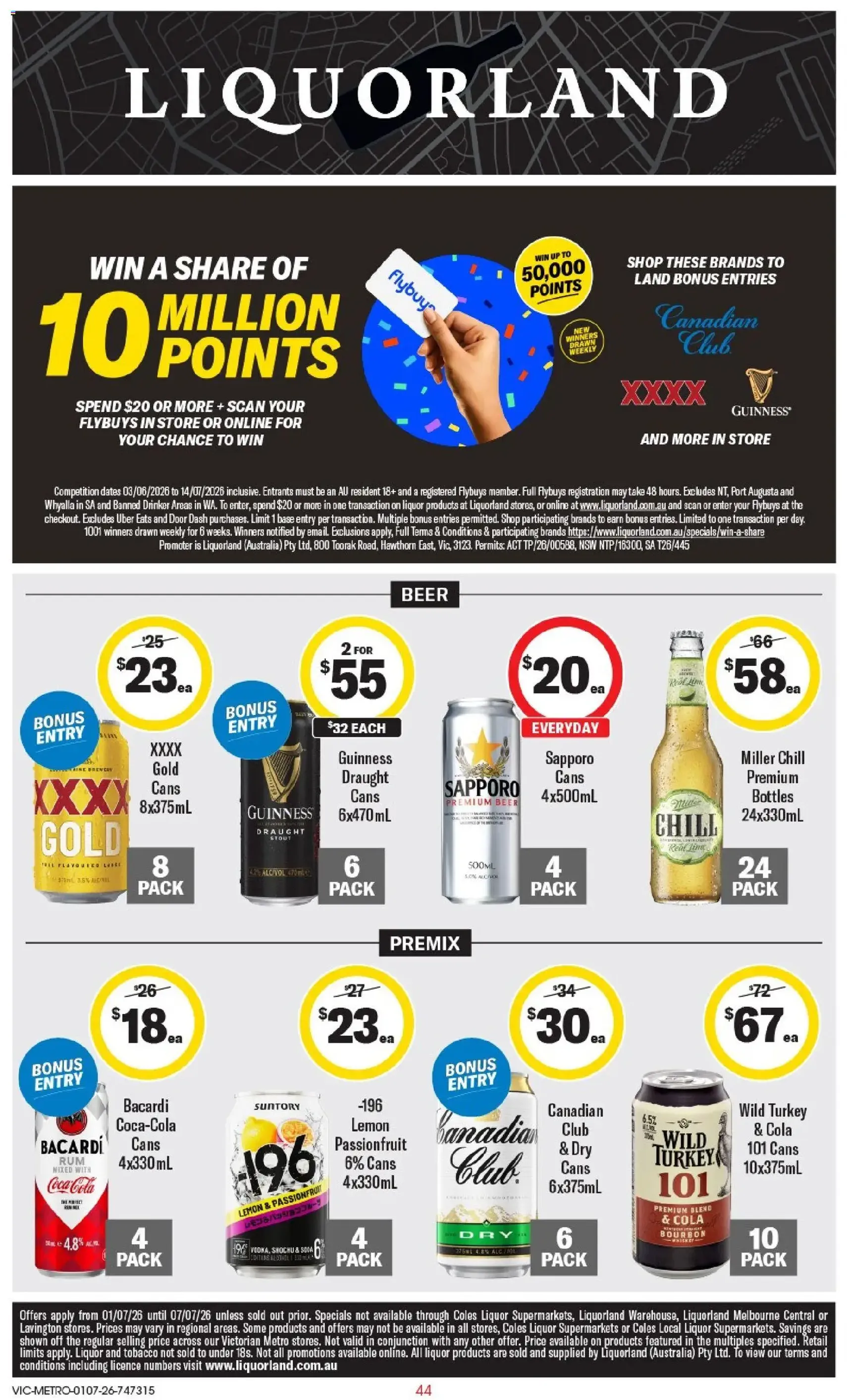 Coles catalogue - valid flyer from 01/07/2026, page 44 of 46