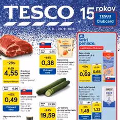 Tesco Hypermarket - leták - náhľad letáku platný od 17.09.2025