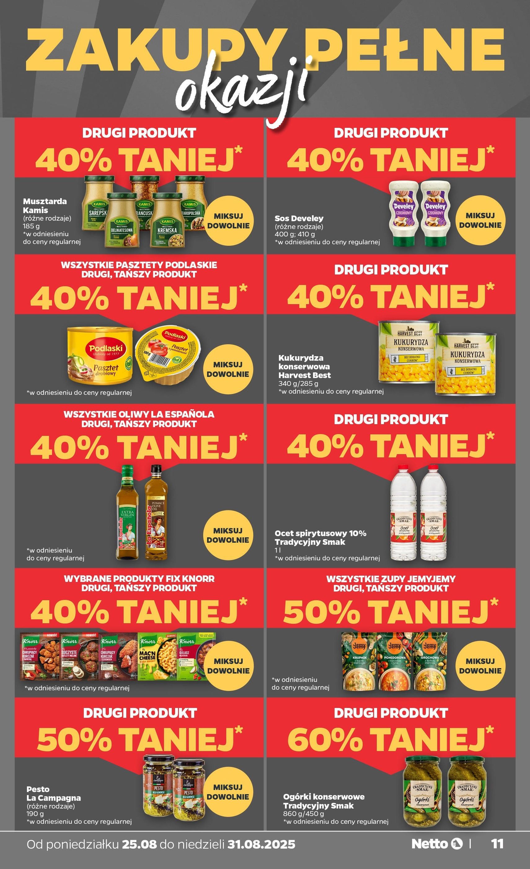 Netto gazetka - Spożywcza - ważny gazetka od 25.08.2025 strona 11 z 31 Netto gazetka - Spożywcza - ważny gazetka od 25.08.2025 strona 11 z 31