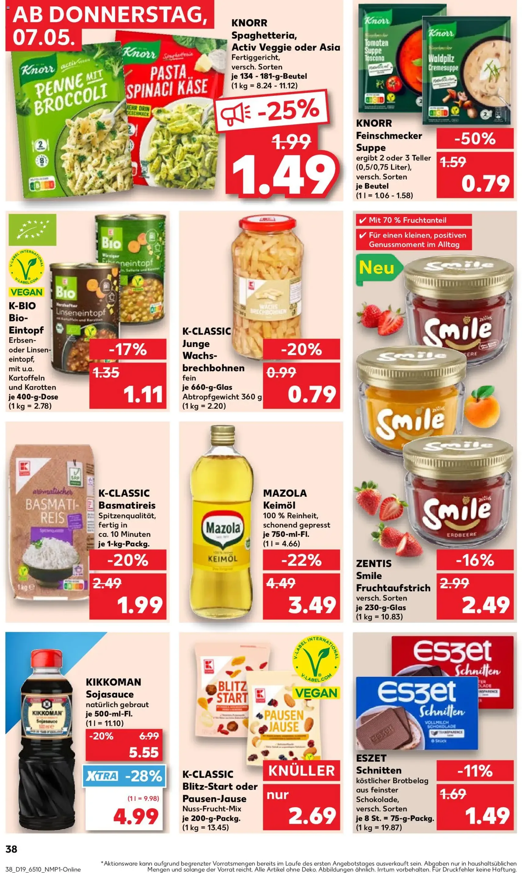 Kaufland DE - DE Folder Köln - geldige folder vanaf 07-05-2026 pagina 38 van 58