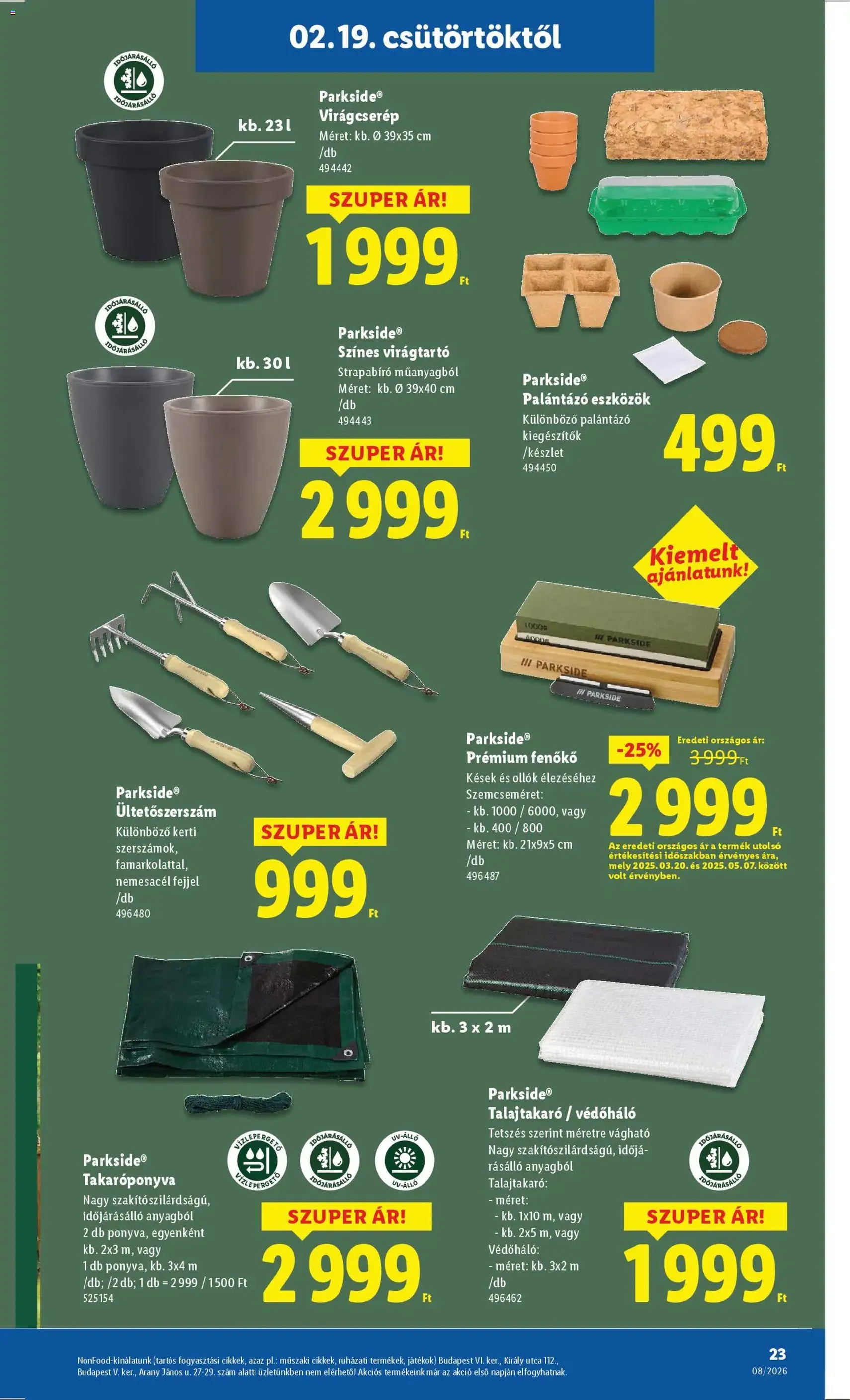 Lidl Akciós újság - 2026.02.19. érvényes szórólap 23 oldal 58 oldalból