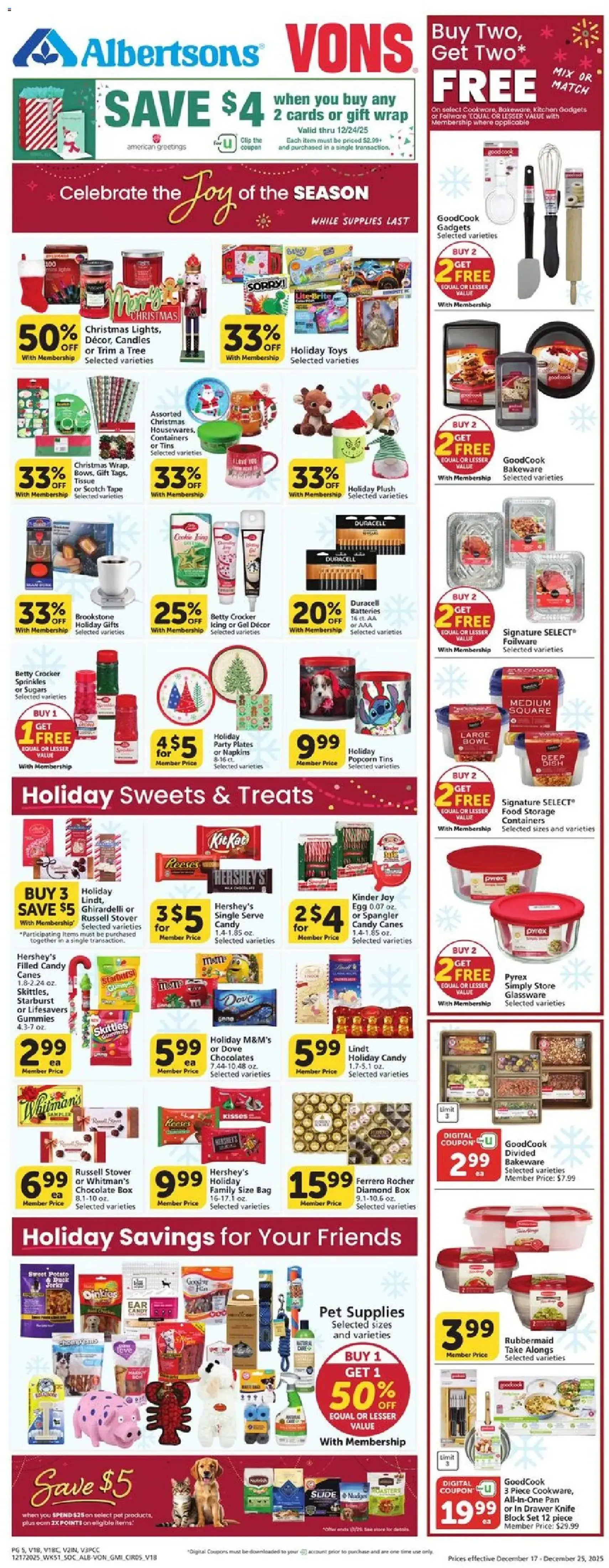 Vons Weekly Ad - valid flyer from 12/17/2025, page 6 of 8