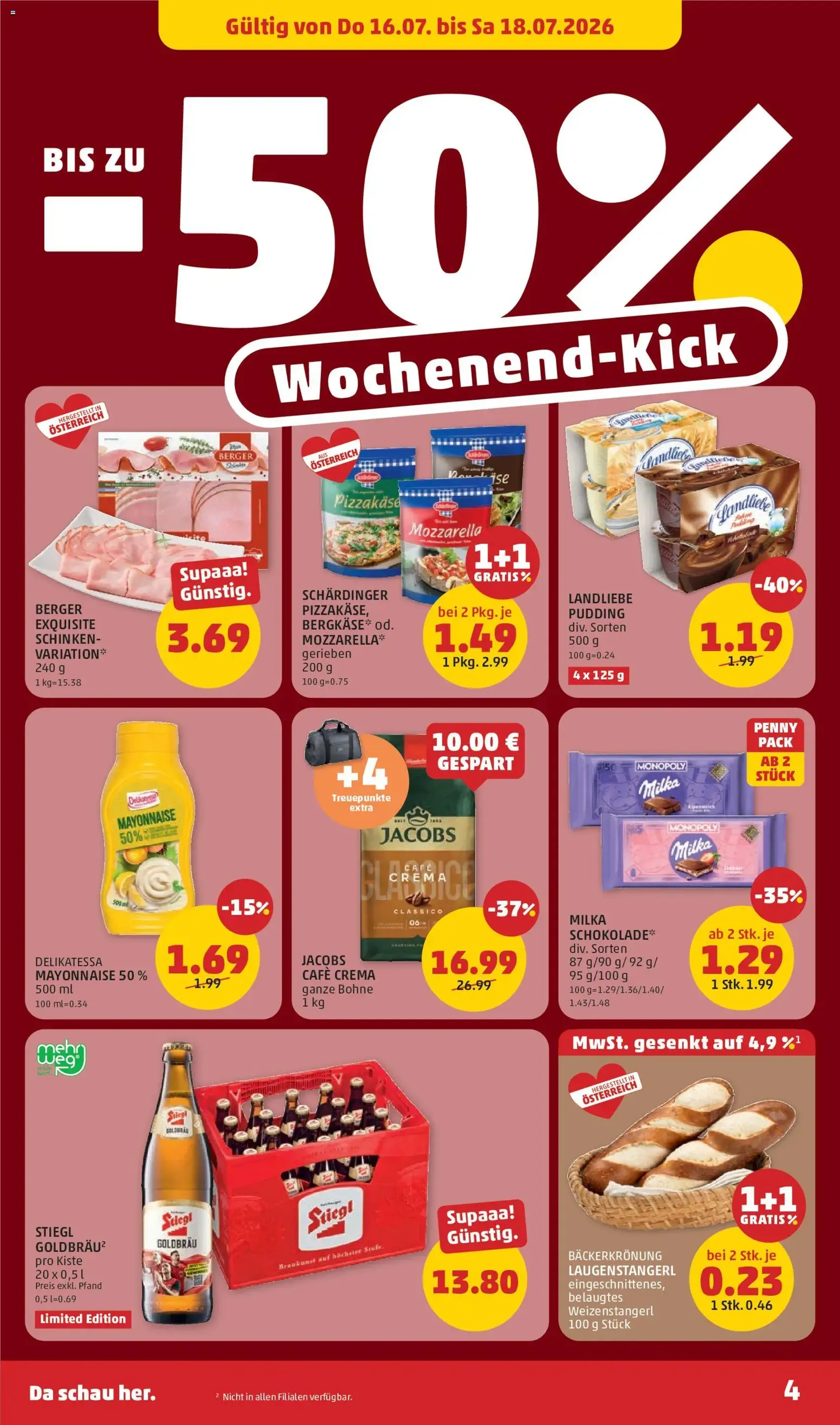 Penny Markt Flugblatt - Gültiger Prospekt ab 16.07.2026, Seite 4 von insgesamt 28