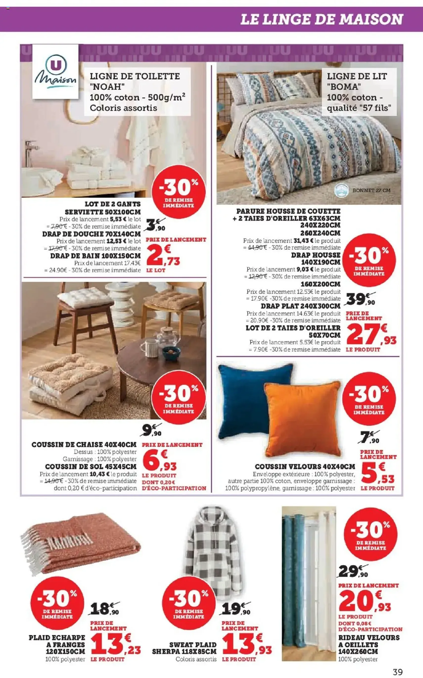Hyper U catalogue - brochure valable à partir du 07/10/2025, page 39 sur 44