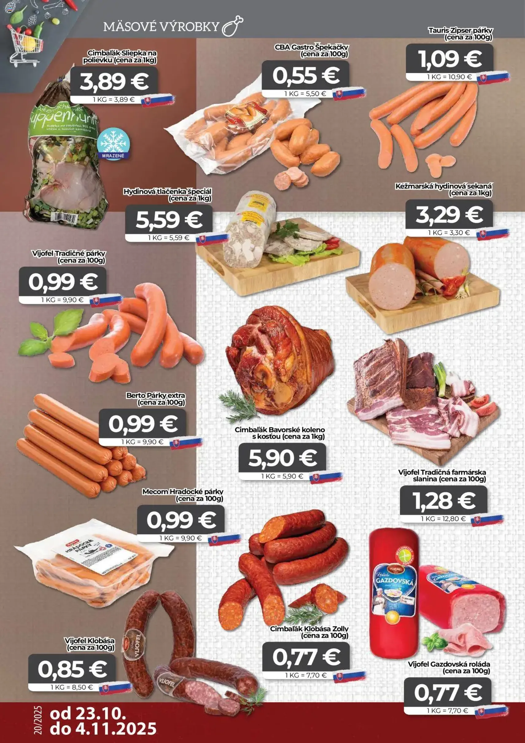CBA Komfos leták - platný leták od 23.10.2025 strana 2 z 16 CBA Komfos leták - platný leták od 23.10.2025 strana 2 z 16