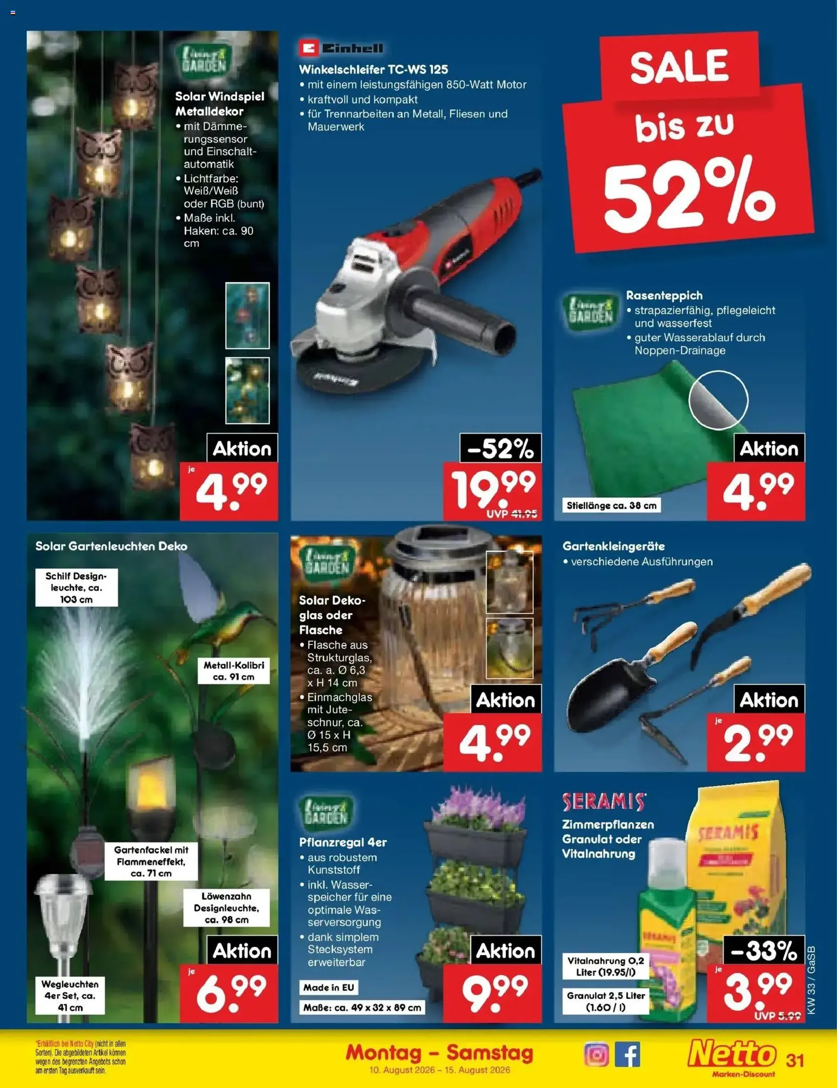 Netto Marken-Discount Prospekt - Gültiger Prospekt ab 10.08.2026, Seite 45 von insgesamt 63