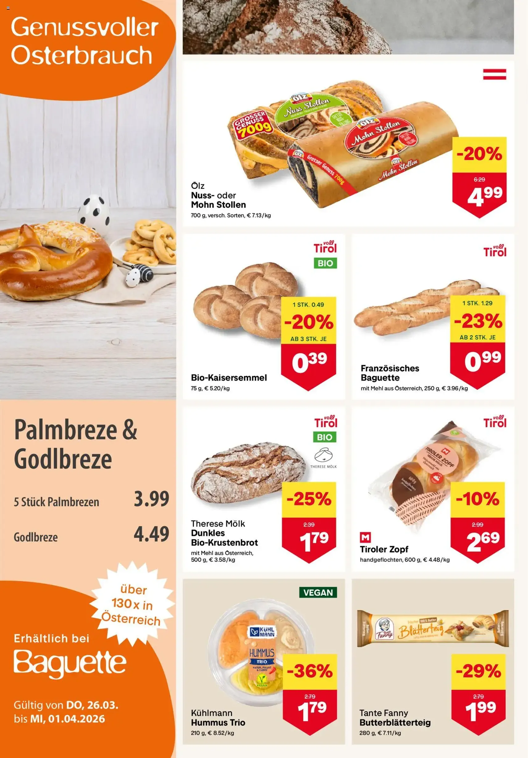 MPREIS Flugblatt - Gültiger Prospekt ab 26.03.2026, Seite 4 von insgesamt 17