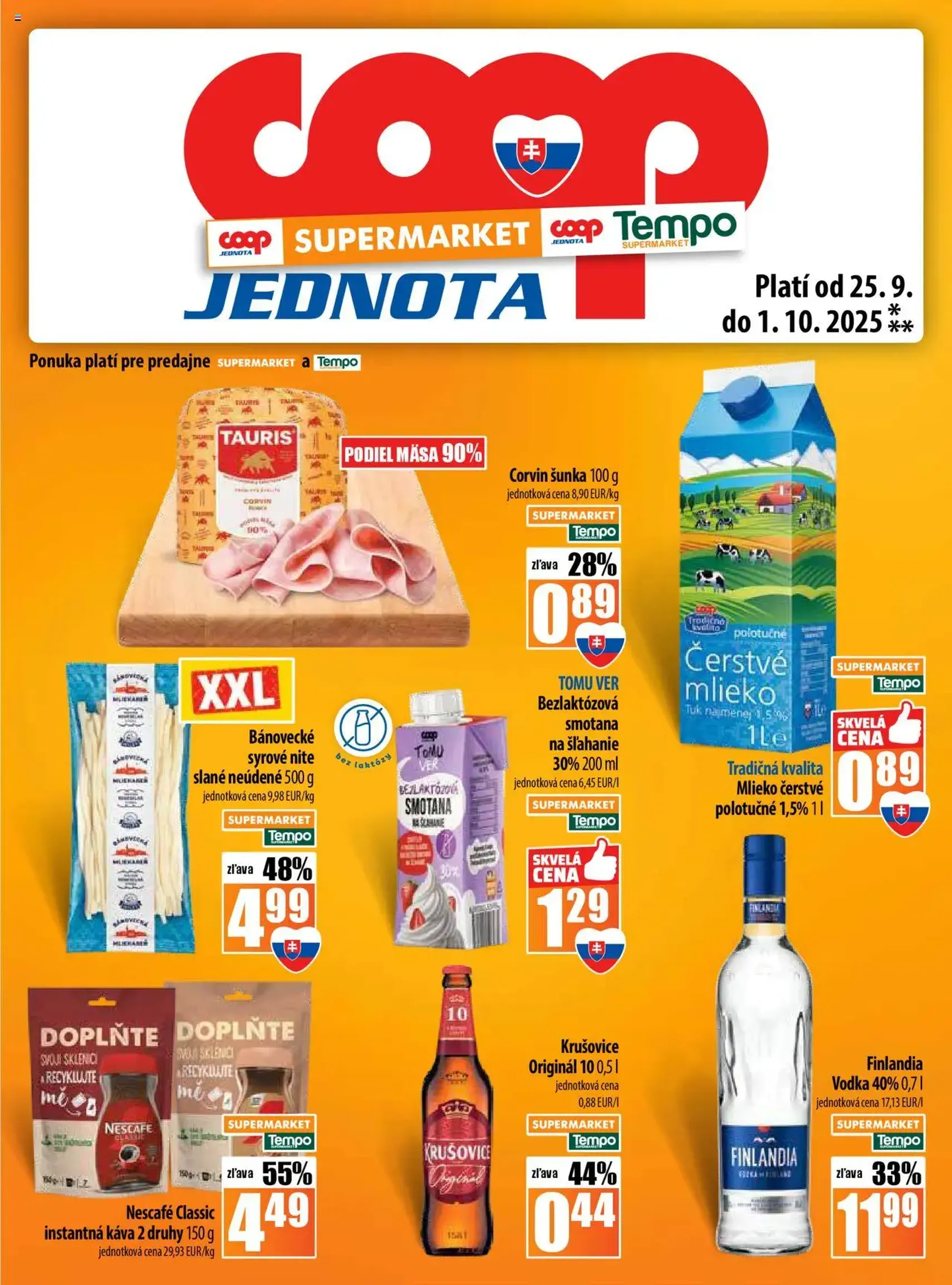 COOP Jednota leták - platný leták od 25.09.2025 strana 13 z 28