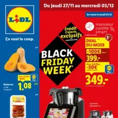 LIDL Black Friday - Prévisualisation du catalogue valable à partir du 27/11/2025