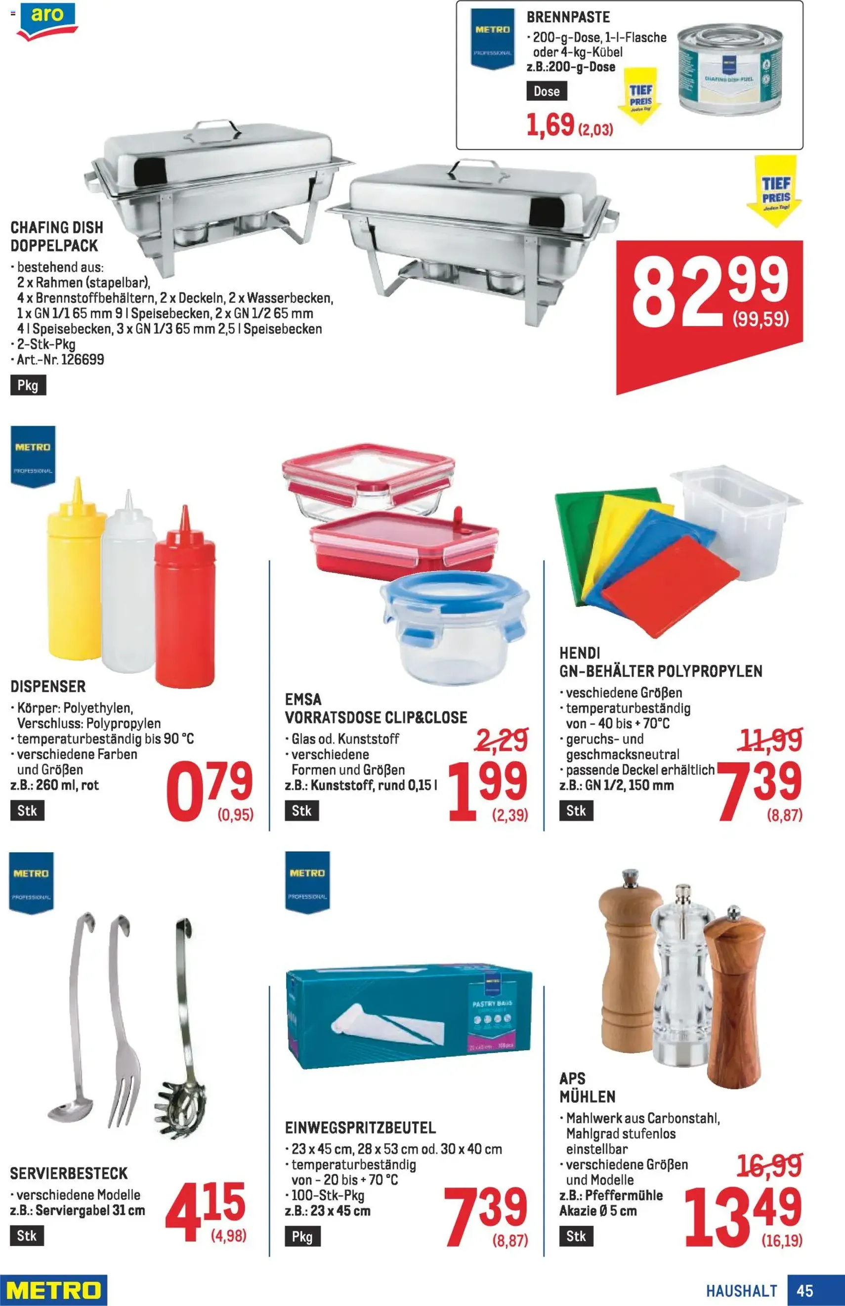 Metro Profi - Gültiger Prospekt ab 08.01.2026, Seite 45 von insgesamt 64