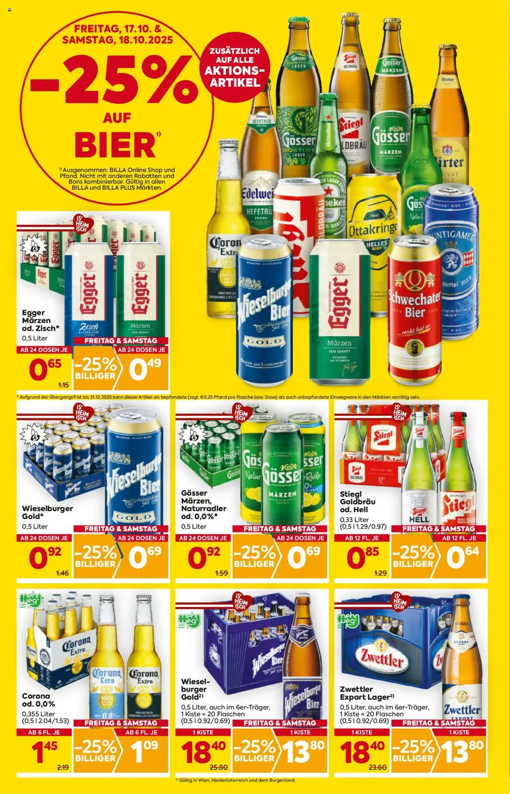 Billa Flugblatt - Gültiger Prospekt ab 16.10.2025, Seite 2 von insgesamt 24 Billa Flugblatt - Gültiger Prospekt ab 16.10.2025, Seite 2 von insgesamt 24