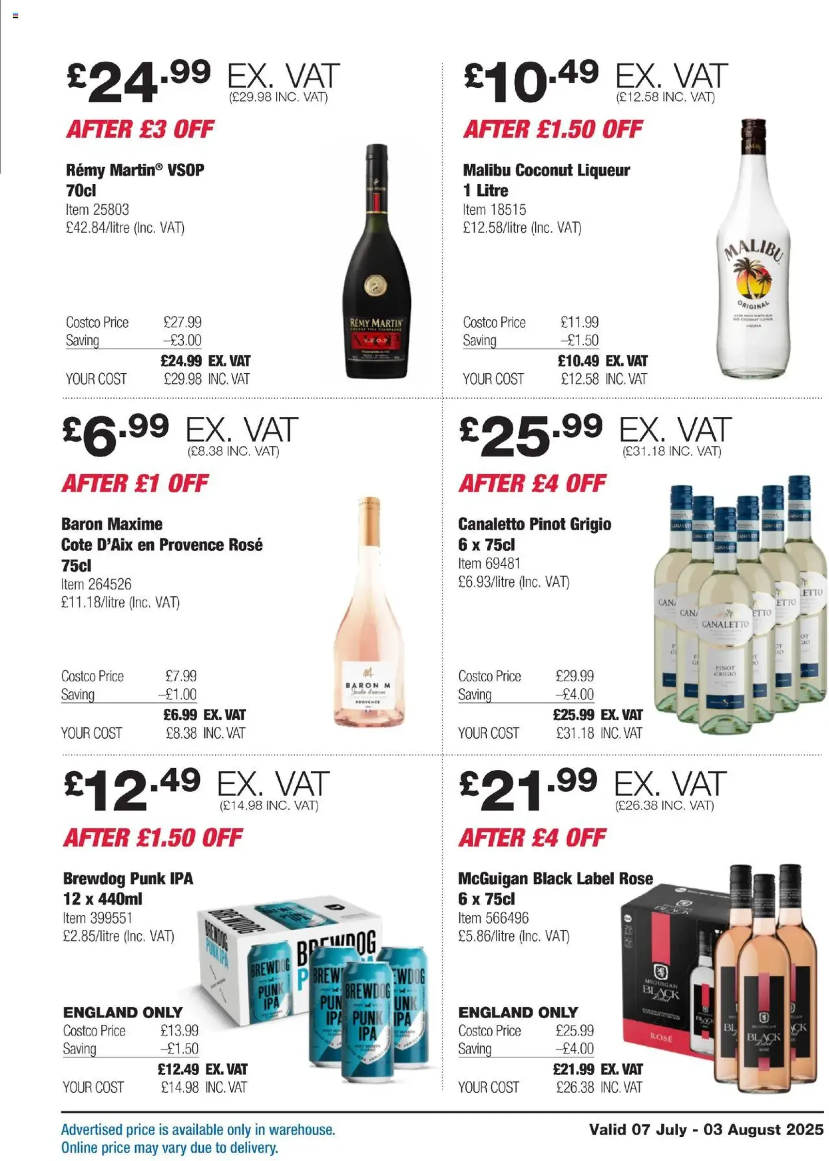 Costco - ENGLAND ONLY - valid flyer from 07/07/2025, page 13 of 36
