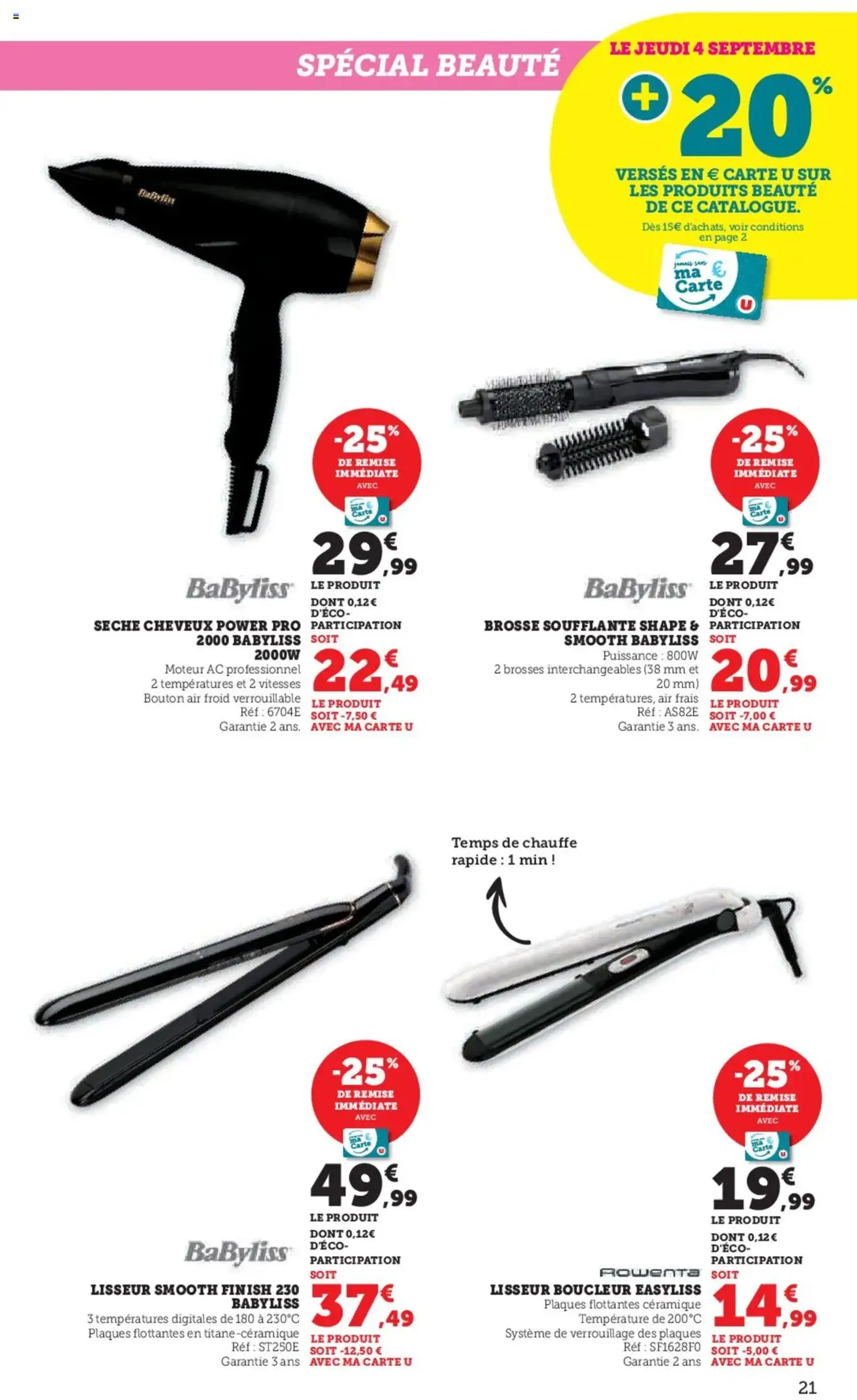 Super U catalogue - brochure valable à partir du 02/09/2025, page 21 sur 52 Super U catalogue - brochure valable à partir du 02/09/2025, page 21 sur 52