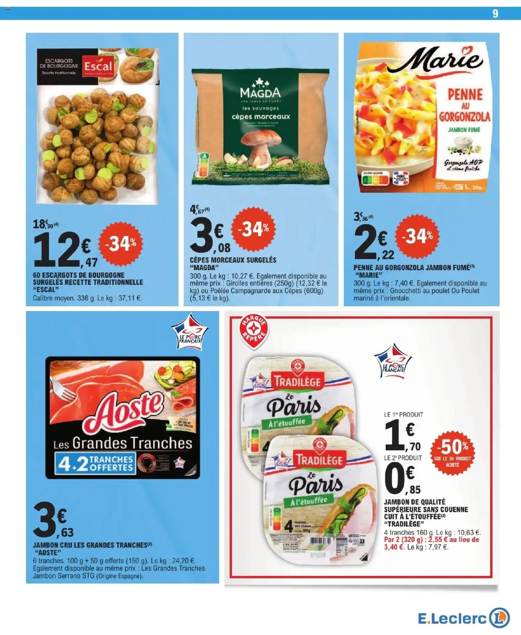 E.Leclerc catalogue semaine 45 - brochure valable à partir du 04/11/2025, page 9 sur 36
