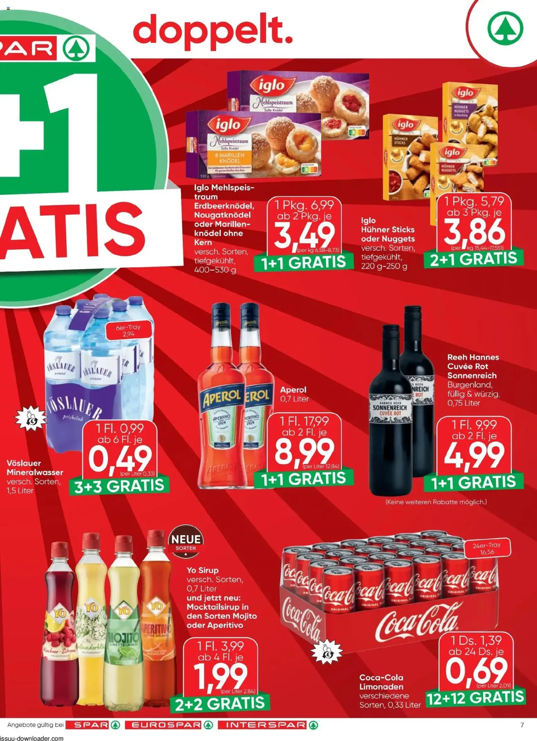 Spar - Flugblatt - Gültiger Prospekt ab 07.05.2026, Seite 7 von insgesamt 20