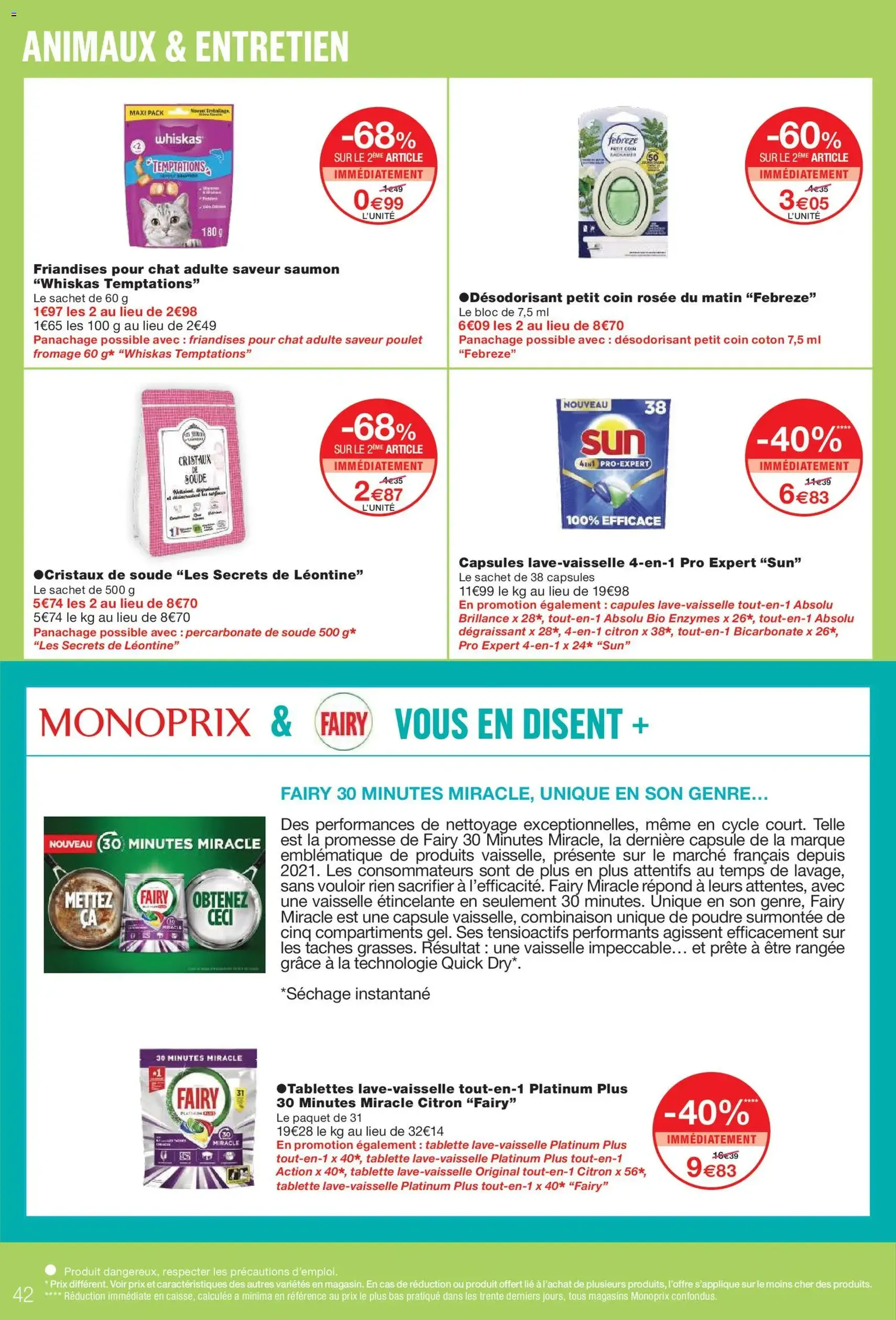 Monoprix catalogue - brochure valable à partir du 20/01/2026, page 42 sur 52