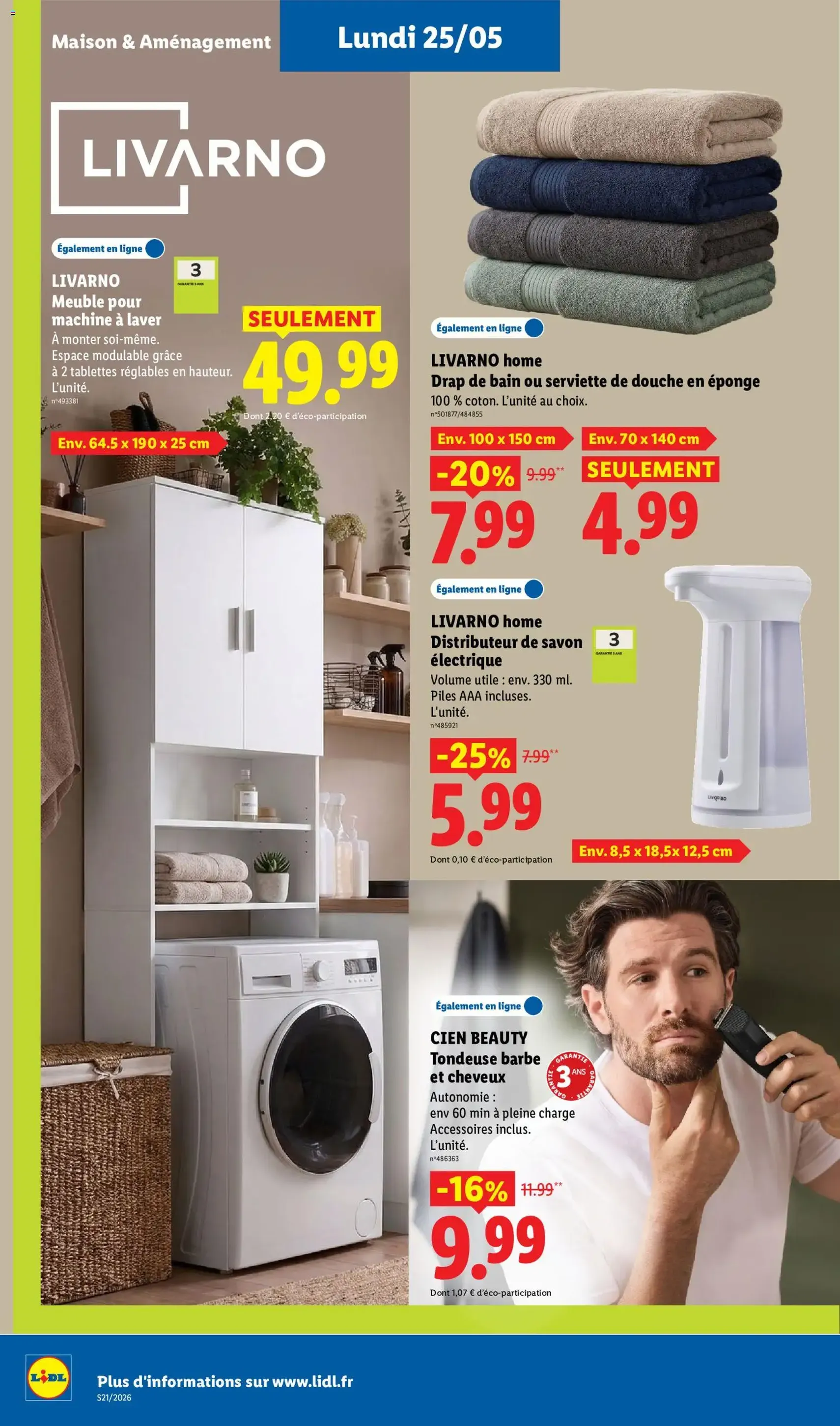 LIDL catalogue - brochure valable à partir du 21/05/2026, page 56 sur 70