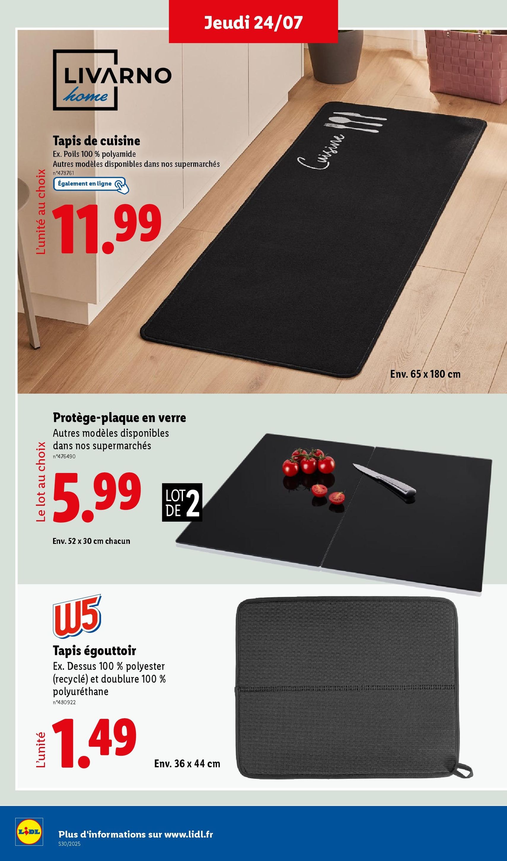 LIDL catalogue semaine 29 - brochure valable à partir du 24/07/2025, page 38 sur 73 LIDL catalogue semaine 29 - brochure valable à partir du 24/07/2025, page 38 sur 73