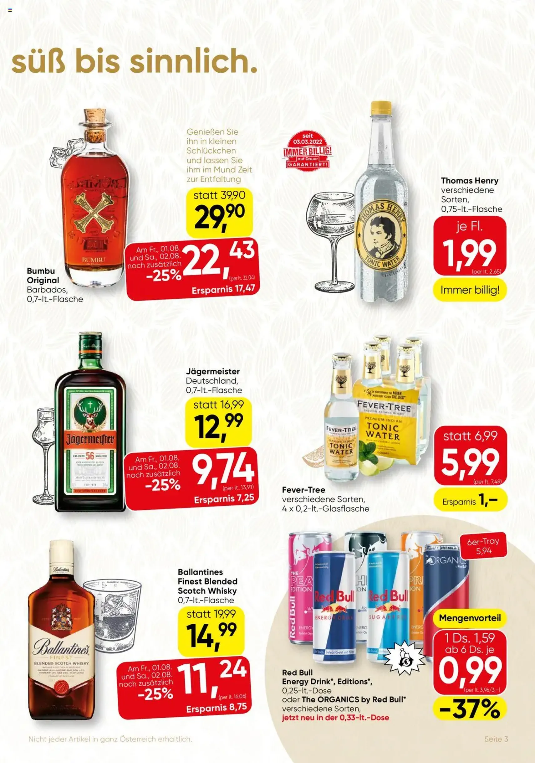 SPAR Gourmet Flugblatt Wien - Gültiger Prospekt ab 31.07.2025, Seite 3 von insgesamt 12 SPAR Gourmet Flugblatt Wien - Gültiger Prospekt ab 31.07.2025, Seite 3 von insgesamt 12