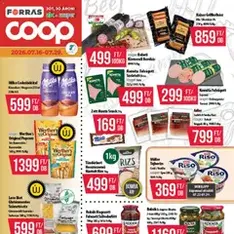 COOP akciós újság - szórólap előnézete érvényes 2026.07.16. -tól