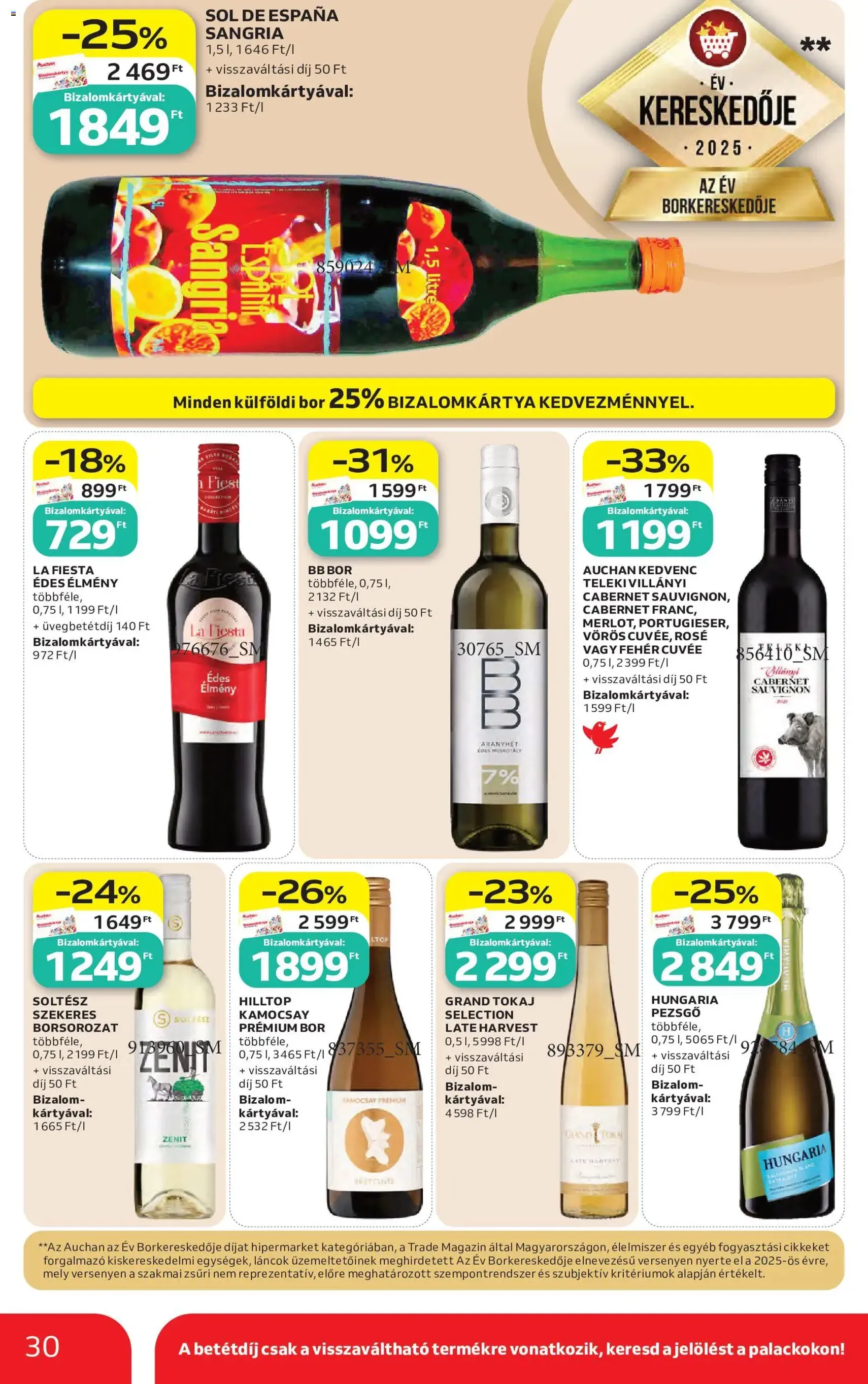 Auchan akciós újság - 2026.06.04. érvényes szórólap 30 oldal 57 oldalból