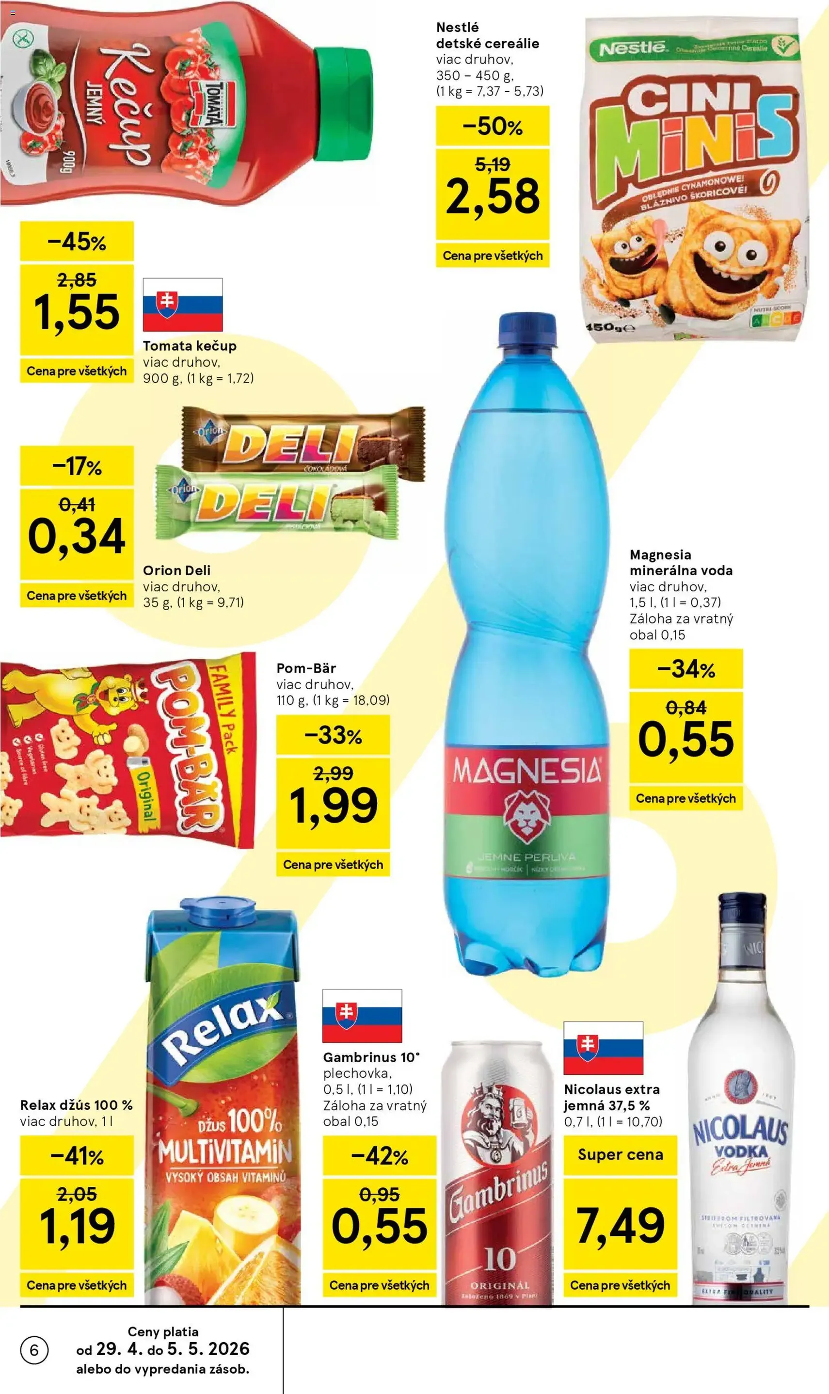 Tesco Hypermarket - leták - platný leták od 29.04.2026 strana 6 z 44
