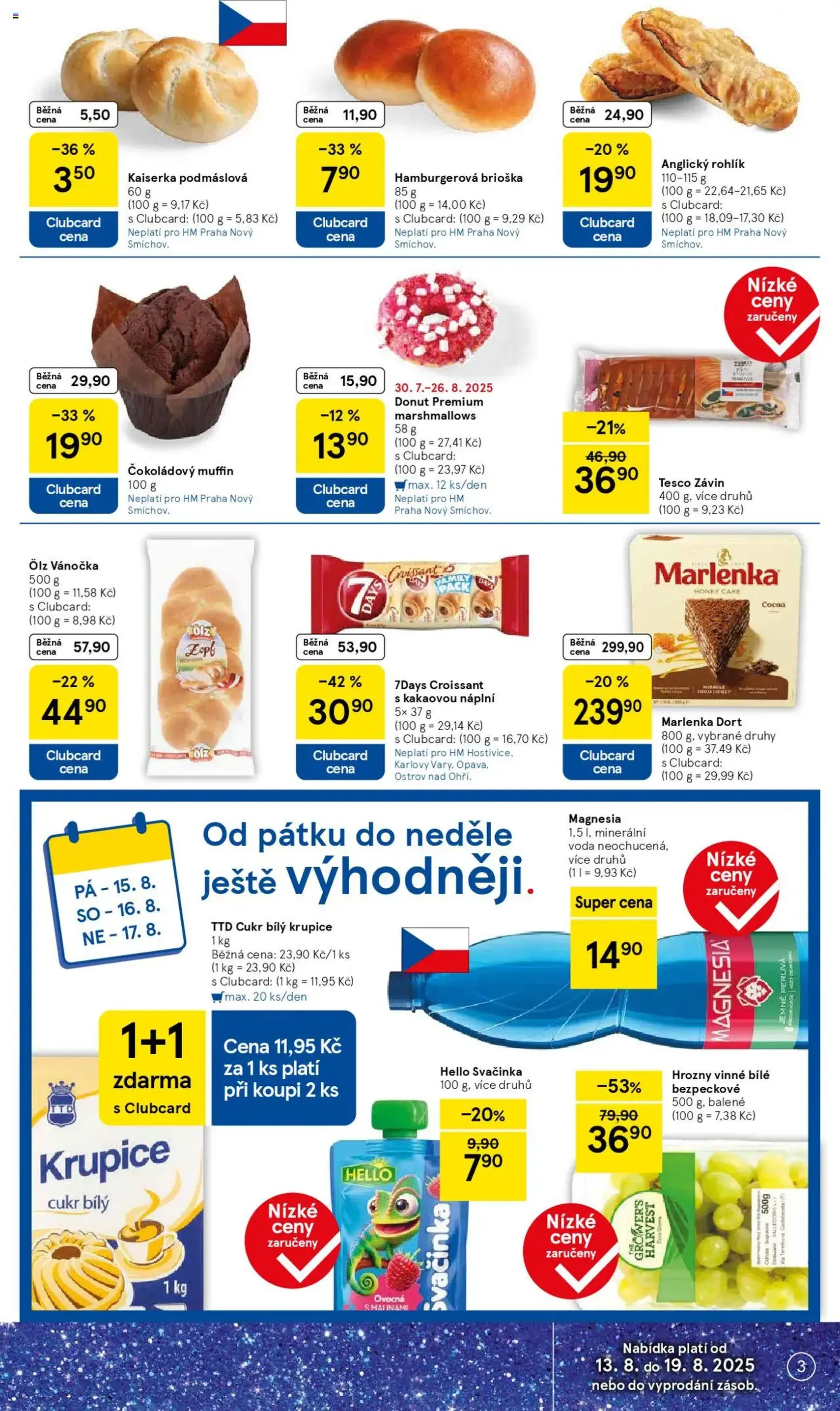 Tesco leták - Hypermarket - platný leták od 13.08.2025 strana 3 z 36 Tesco leták - Hypermarket - platný leták od 13.08.2025 strana 3 z 36