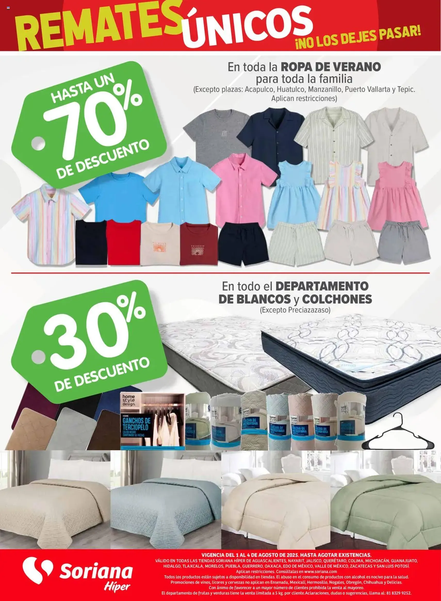 Soriana - Folleto - folleto válido desde 01/08/2025 página 12 de 12 Soriana - Folleto - folleto válido desde 01/08/2025 página 12 de 12