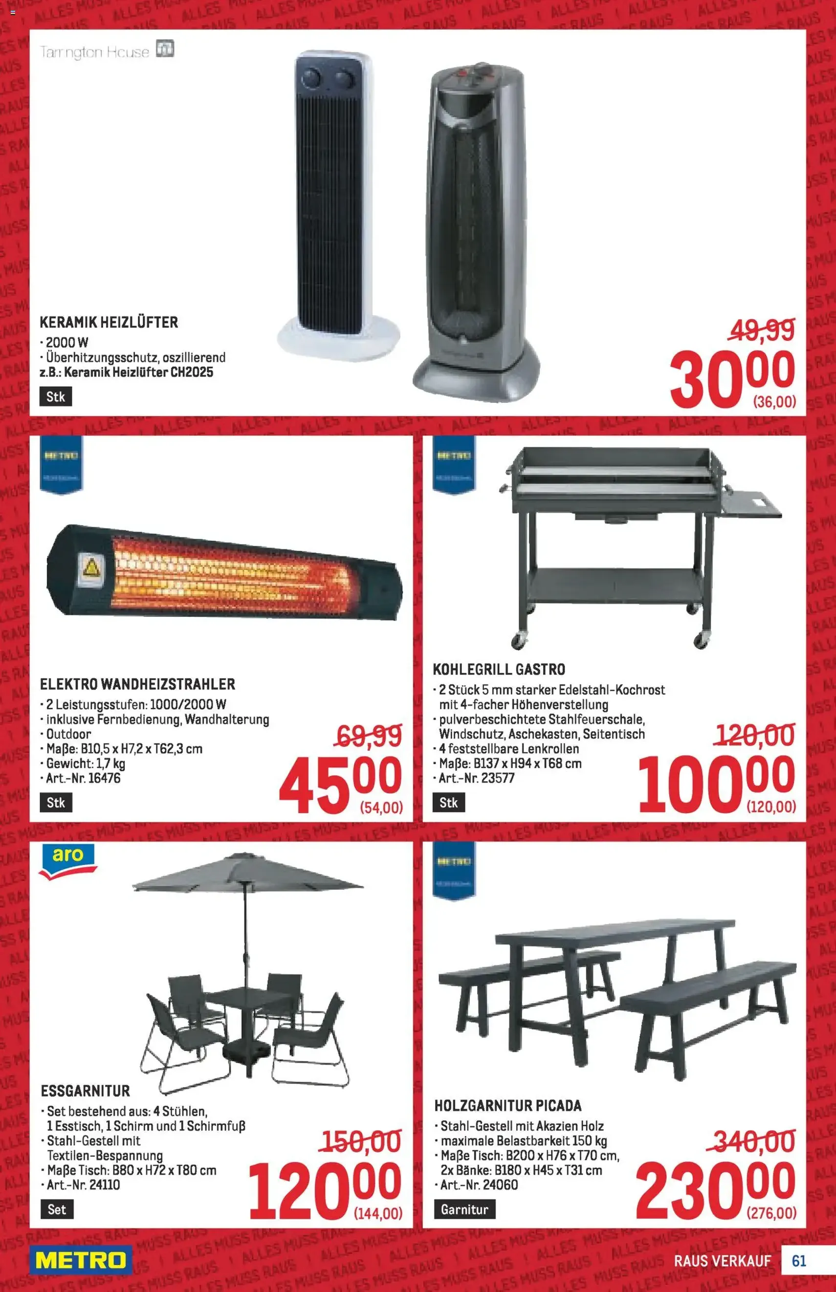 Metro Profi - Gültiger Prospekt ab 22.01.2026, Seite 61 von insgesamt 64