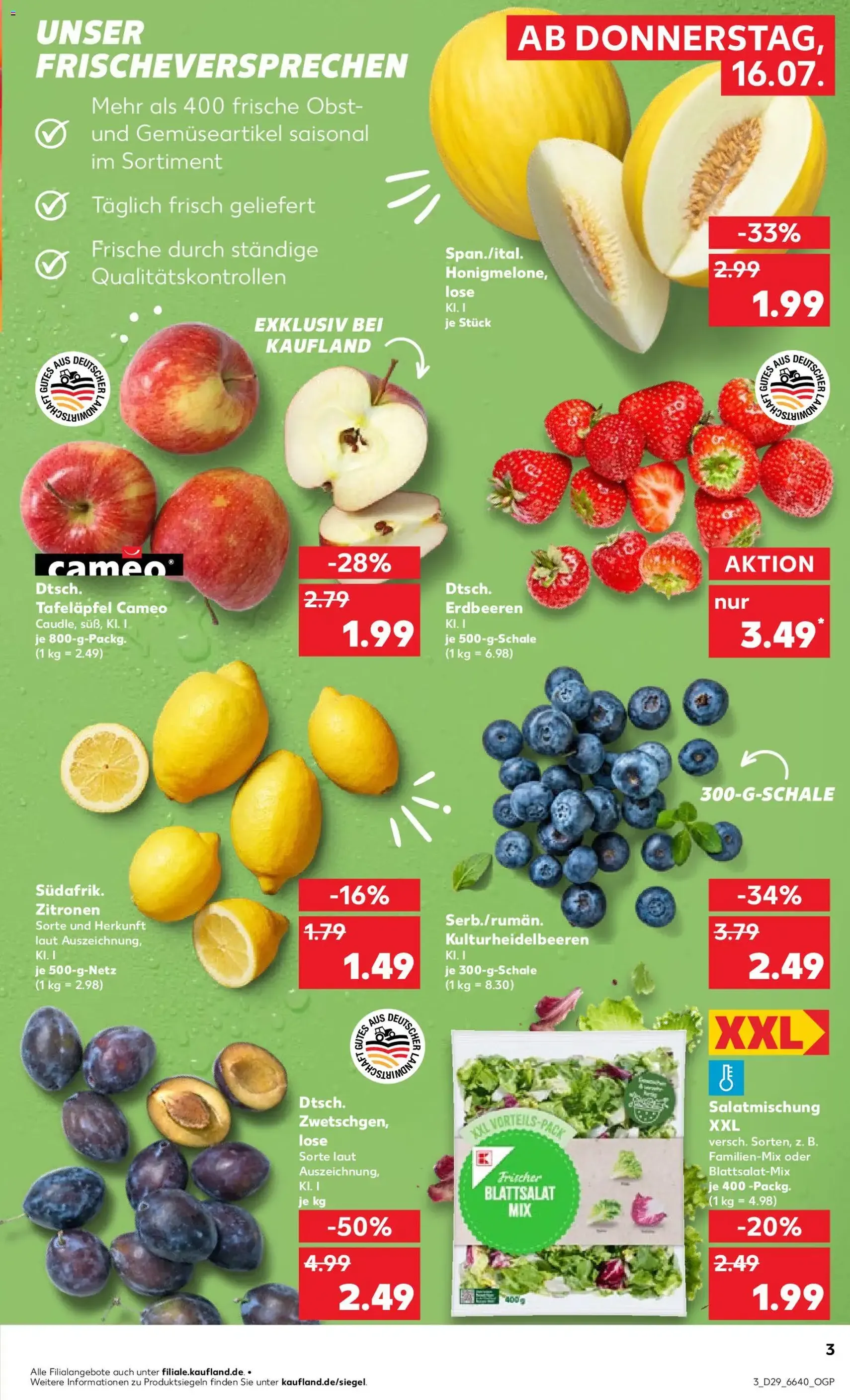 Kaufland DE -DE Folder - geldige folder vanaf 16-07-2026 pagina 3 van 56