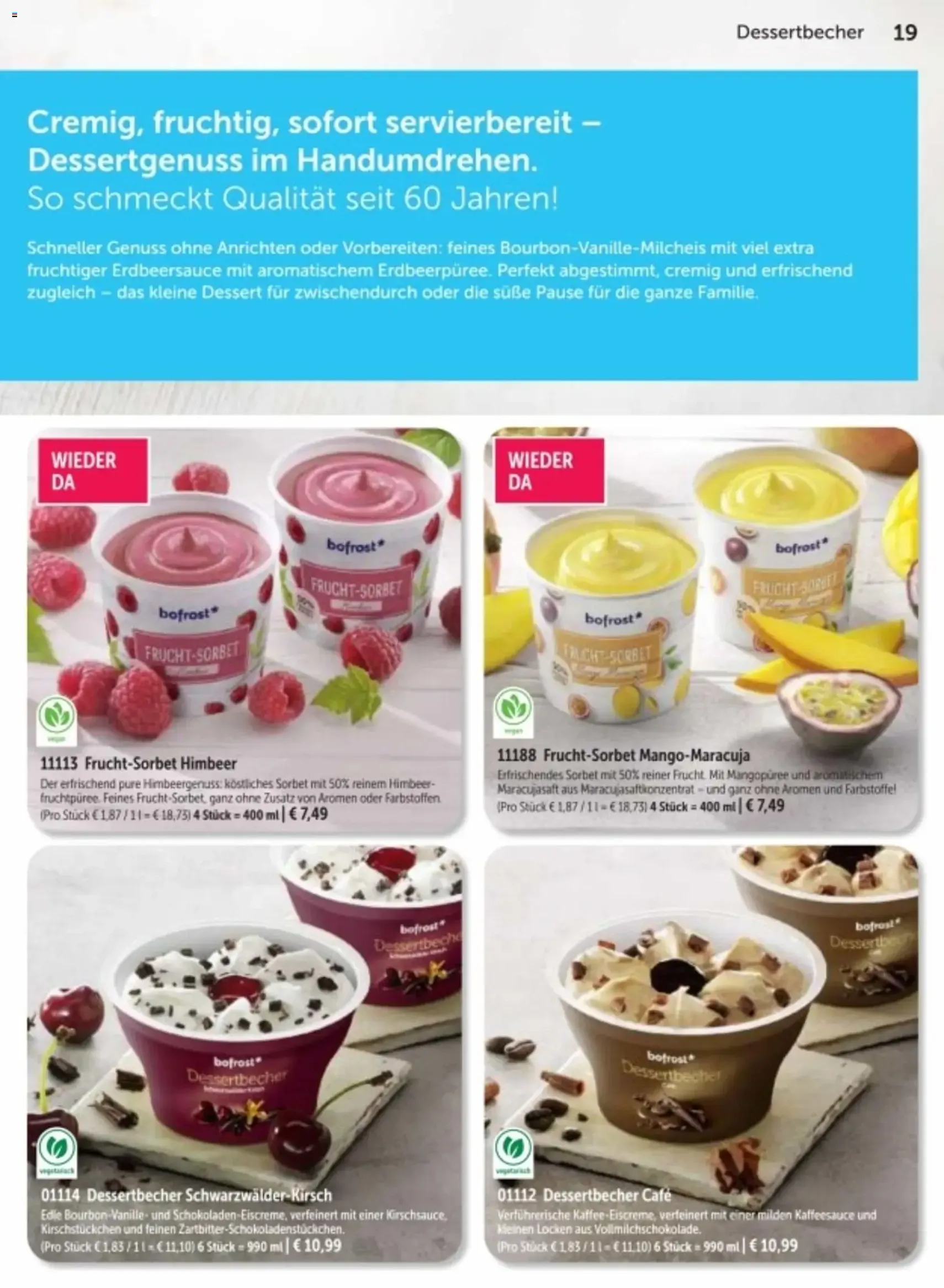 Bofrost Katalog - Gültiger Prospekt ab 06.03.2026, Seite 19 von insgesamt 150
