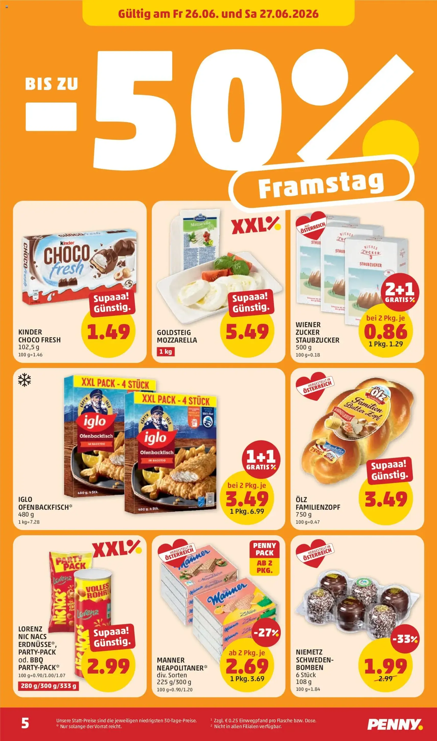 Penny Markt Flugblatt - Gültiger Prospekt ab 25.06.2026, Seite 5 von insgesamt 28