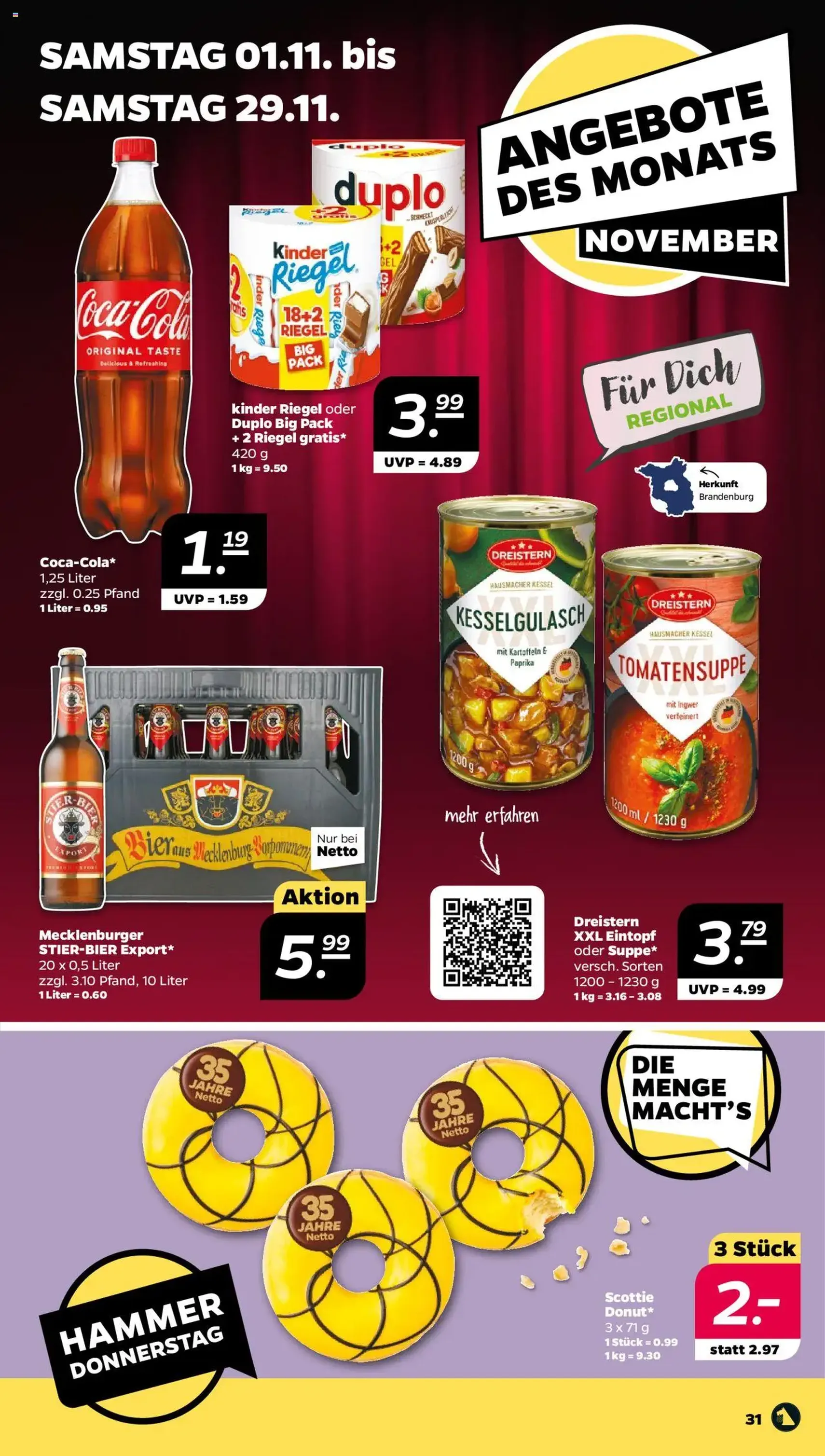 Netto Prospekt - Gültiger Prospekt ab 27.10.2025, Seite 33 von insgesamt 37 Netto Prospekt - Gültiger Prospekt ab 27.10.2025, Seite 33 von insgesamt 37