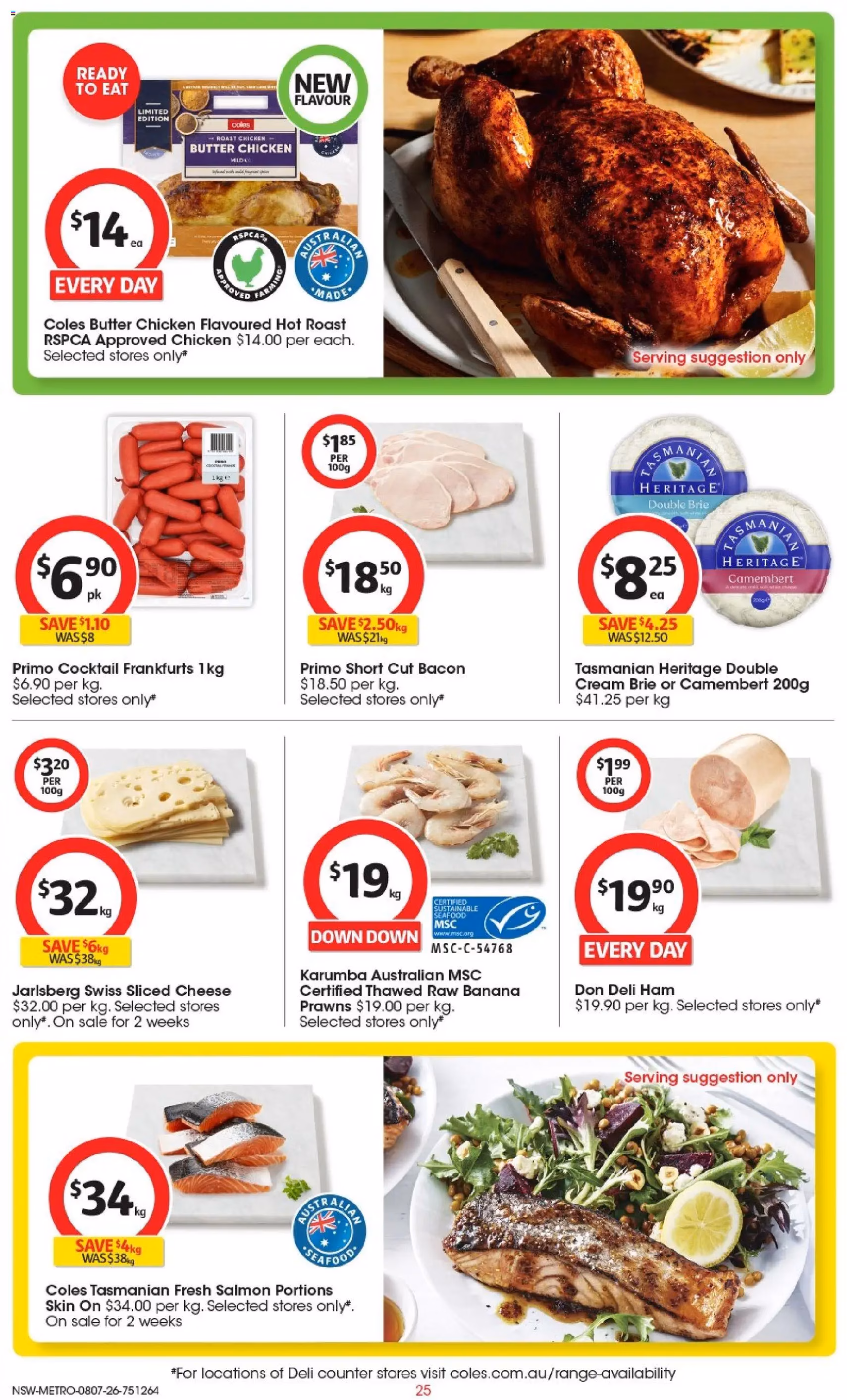 Coles catalogue - valid flyer from 08/07/2026, page 25 of 50