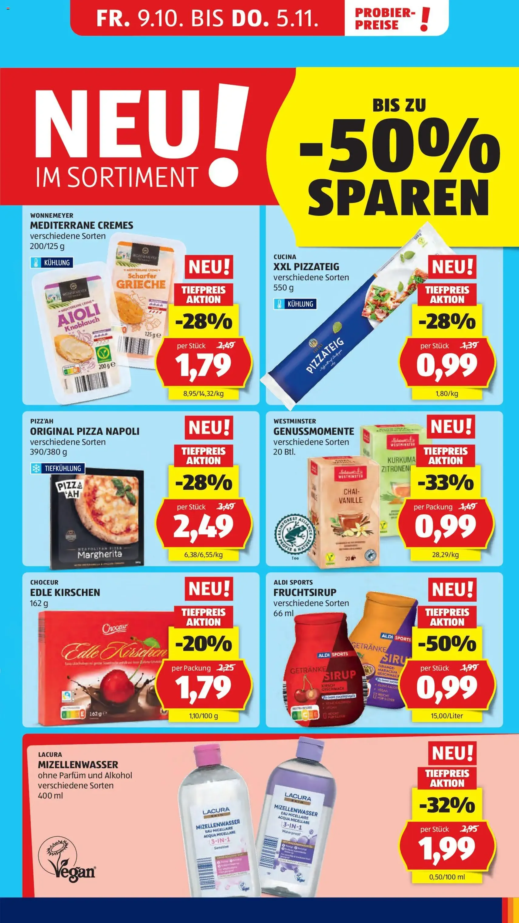 Hofer Flugblatt - Gültiger Prospekt ab 30.10.2026, Seite 5 von insgesamt 50