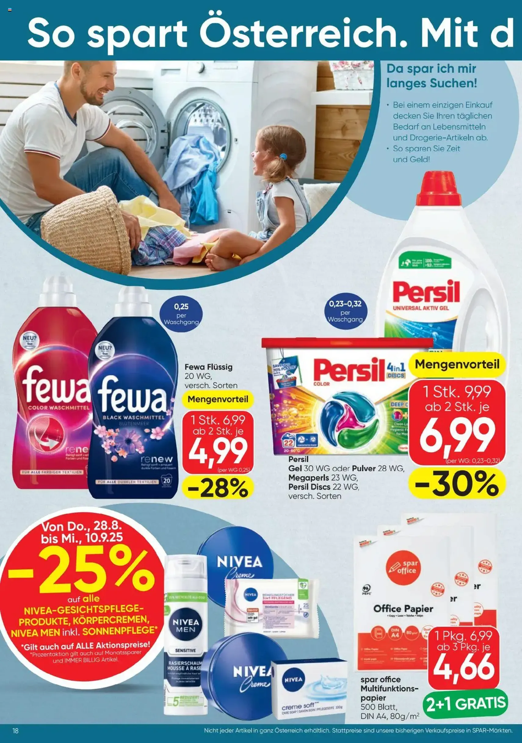 Spar Flugblatt - Gültiger Prospekt ab 28.08.2025, Seite 18 von insgesamt 20 Spar Flugblatt - Gültiger Prospekt ab 28.08.2025, Seite 18 von insgesamt 20