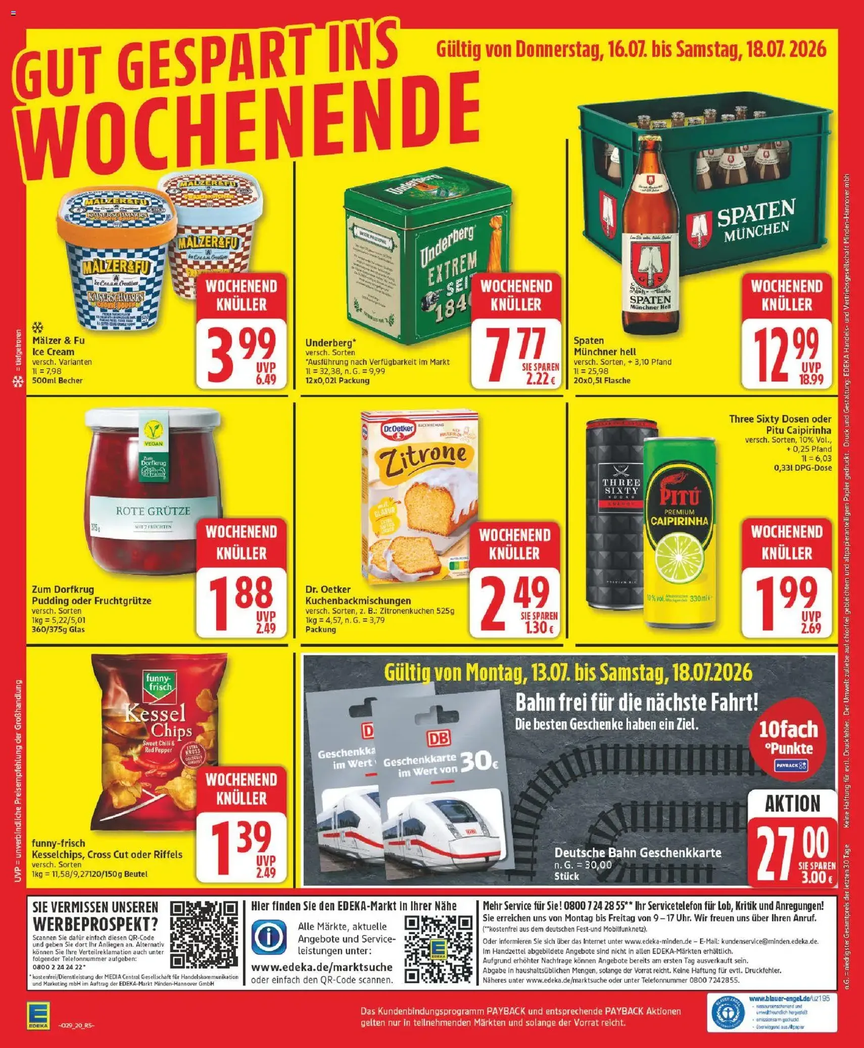 Edeka Prospekt - Gültiger Prospekt ab 13.07.2026, Seite 27 von insgesamt 29