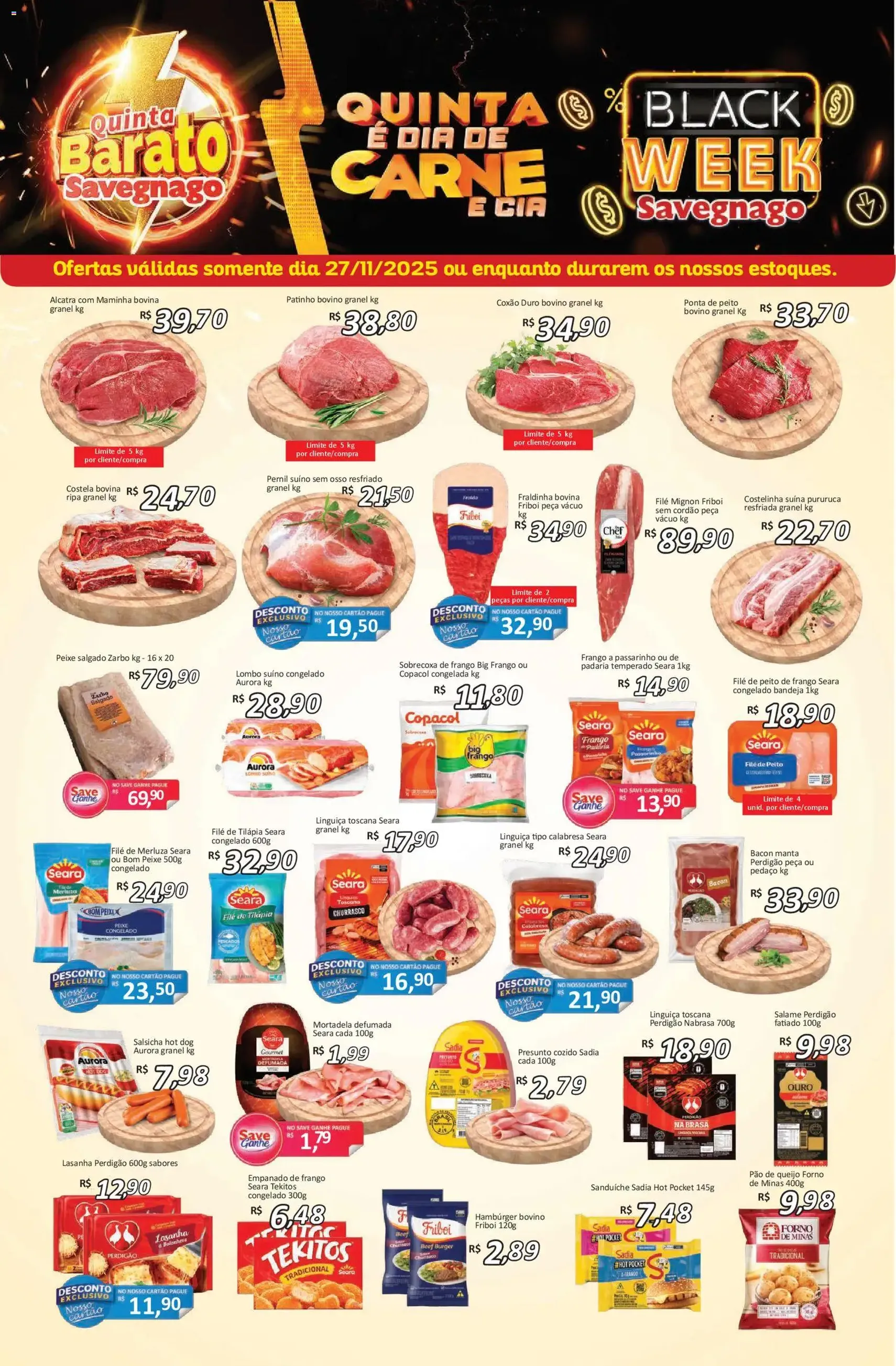Savegnago Black Friday - folheto válido a partir de 27/11/2025 página 1 de 2