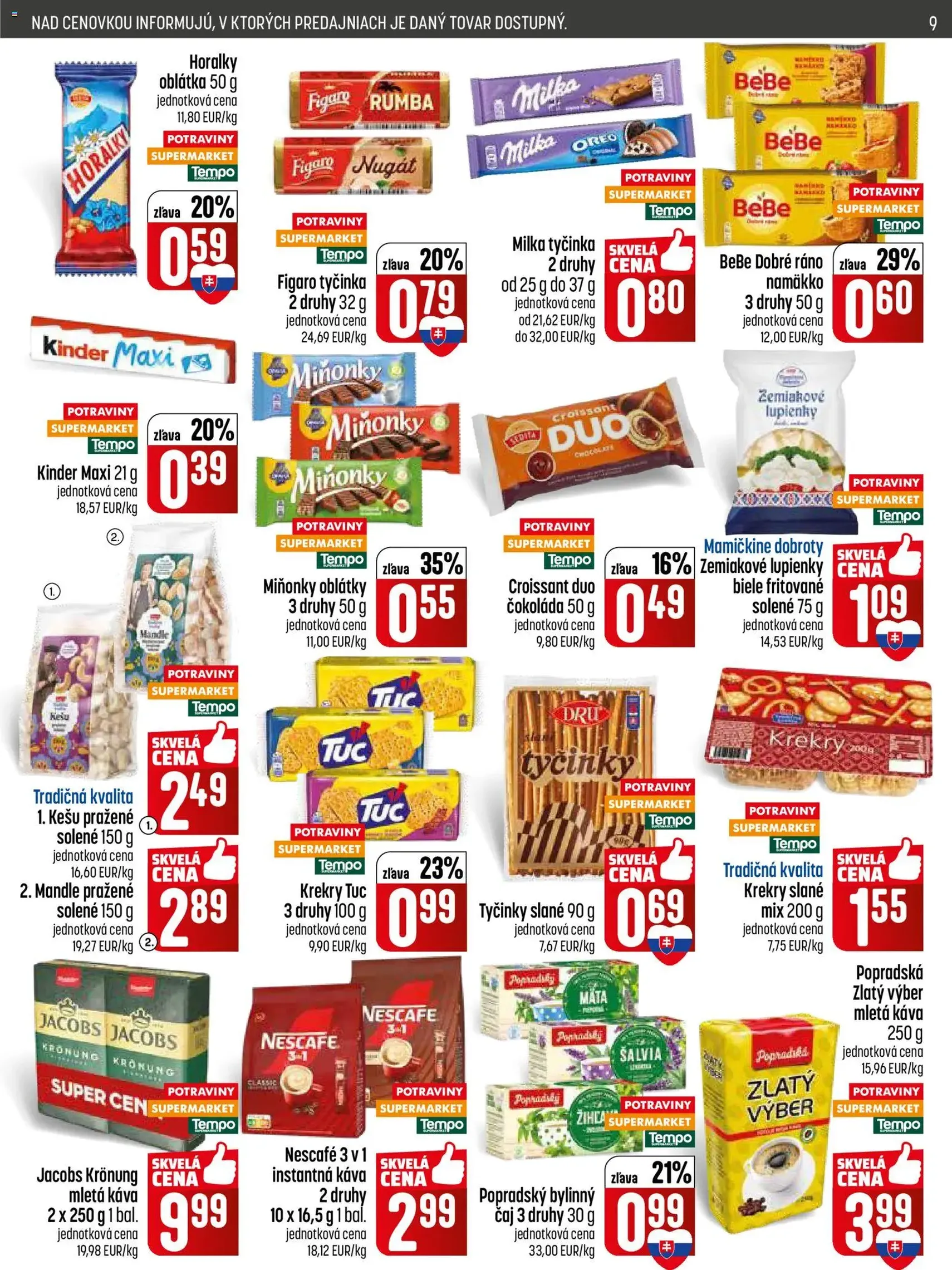 COOP Jednota leták - platný leták od 21.05.2026 strana 9 z 28