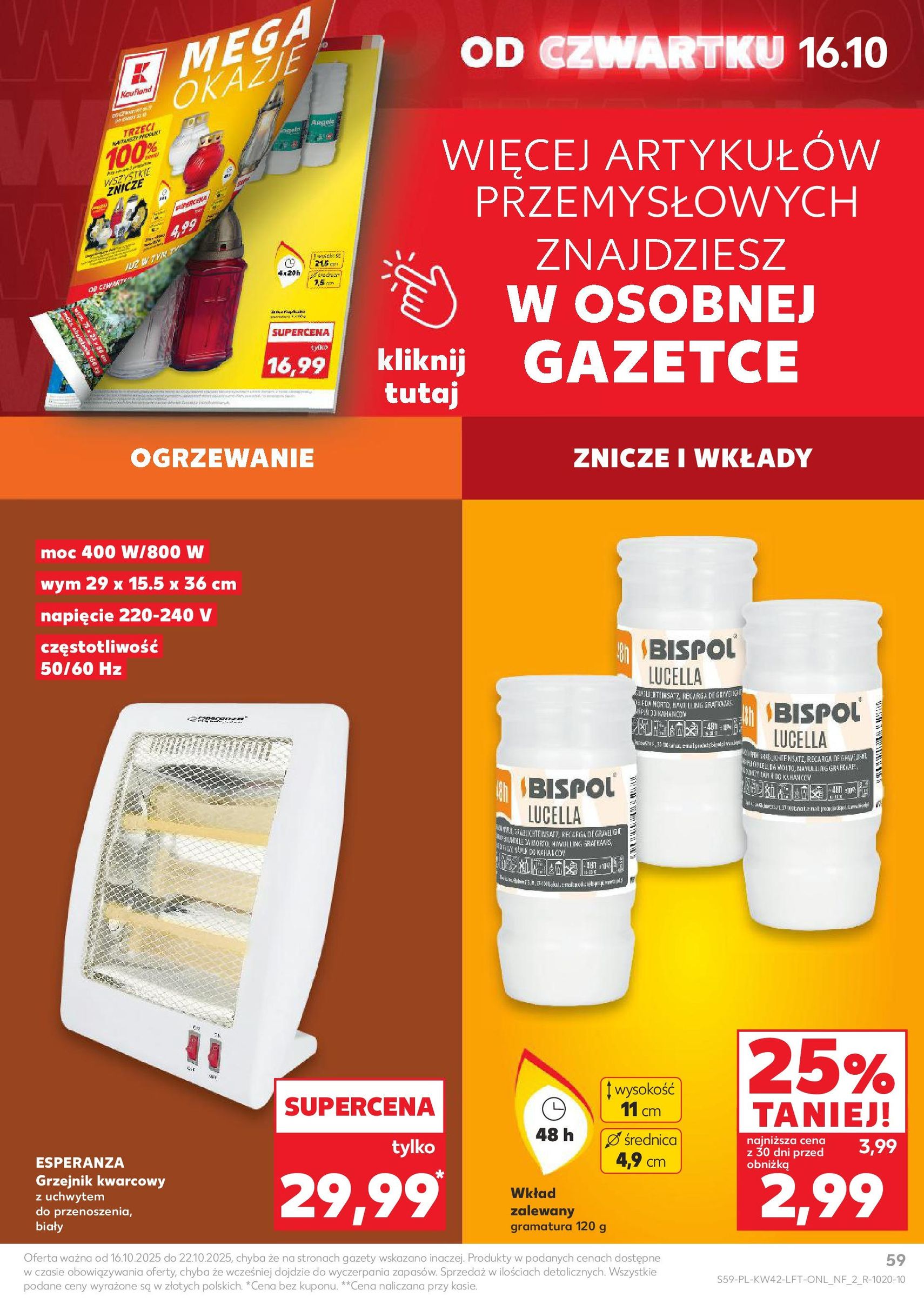 Kaufland gazetka - ważny gazetka od 16.10.2025 strona 59 z 63 Kaufland gazetka - ważny gazetka od 16.10.2025 strona 59 z 63