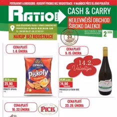 Ratio leták - náhled letáku platný od 01.02.2026